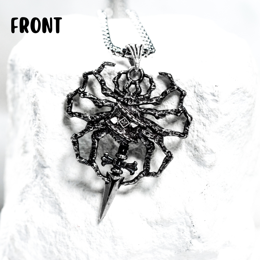Hunter x Hunter Jewelry, Judgement Chain & Phantom Troupe Spider Necklace, Jewelry Hunter x Hunter 950 Silver, Gothic Chain, Anime Fan Gift 10 - EternaSilver BAN GIAM DOC 2 - EternaSilver