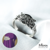 Fern Butterfly Hair Piece Ring