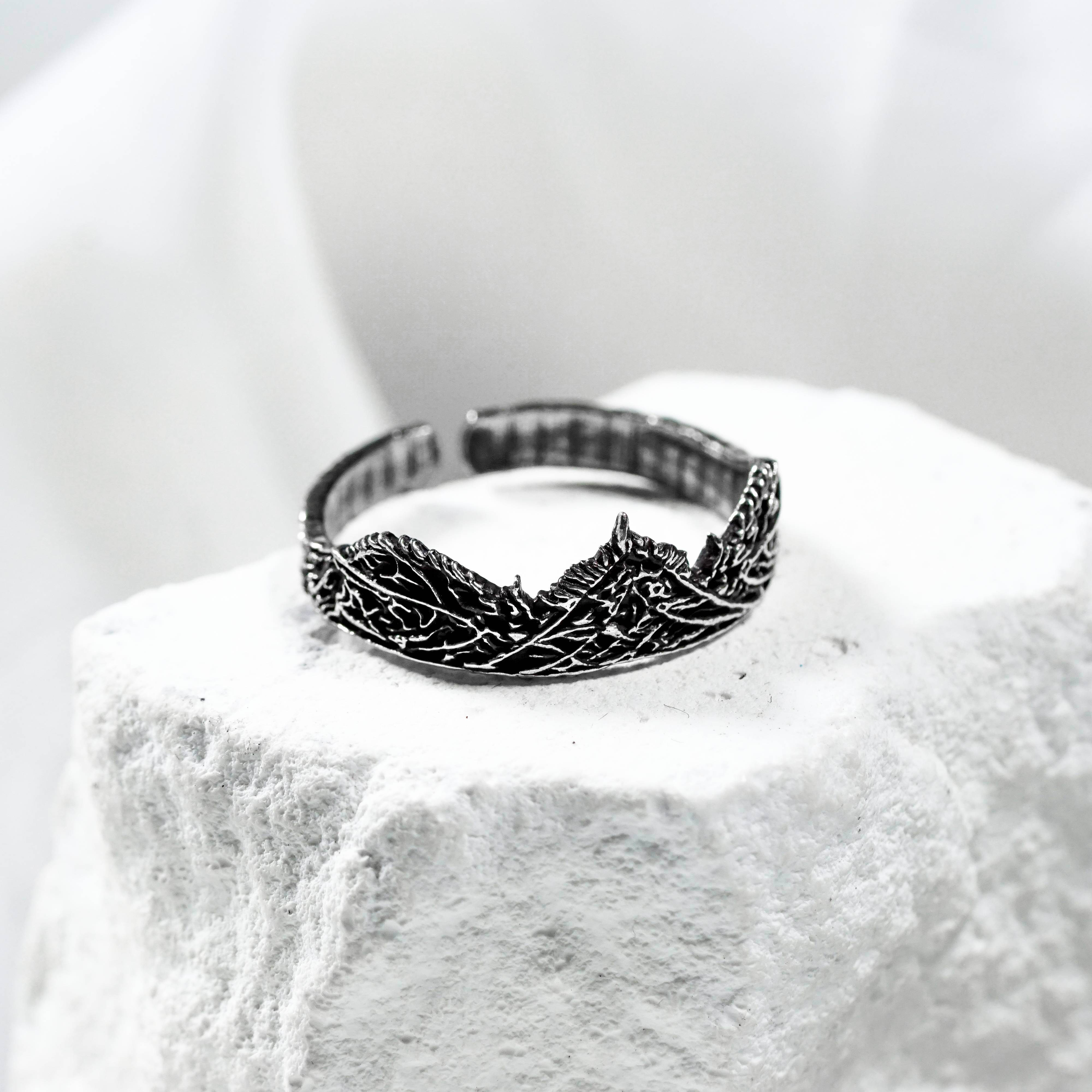 Elden Ring Nightreign Jewelry, Recluse Silver Ring, Elden Ring Inspired Handmade Jewelry, Custom 950 Silver Nightfarers Classes Ring