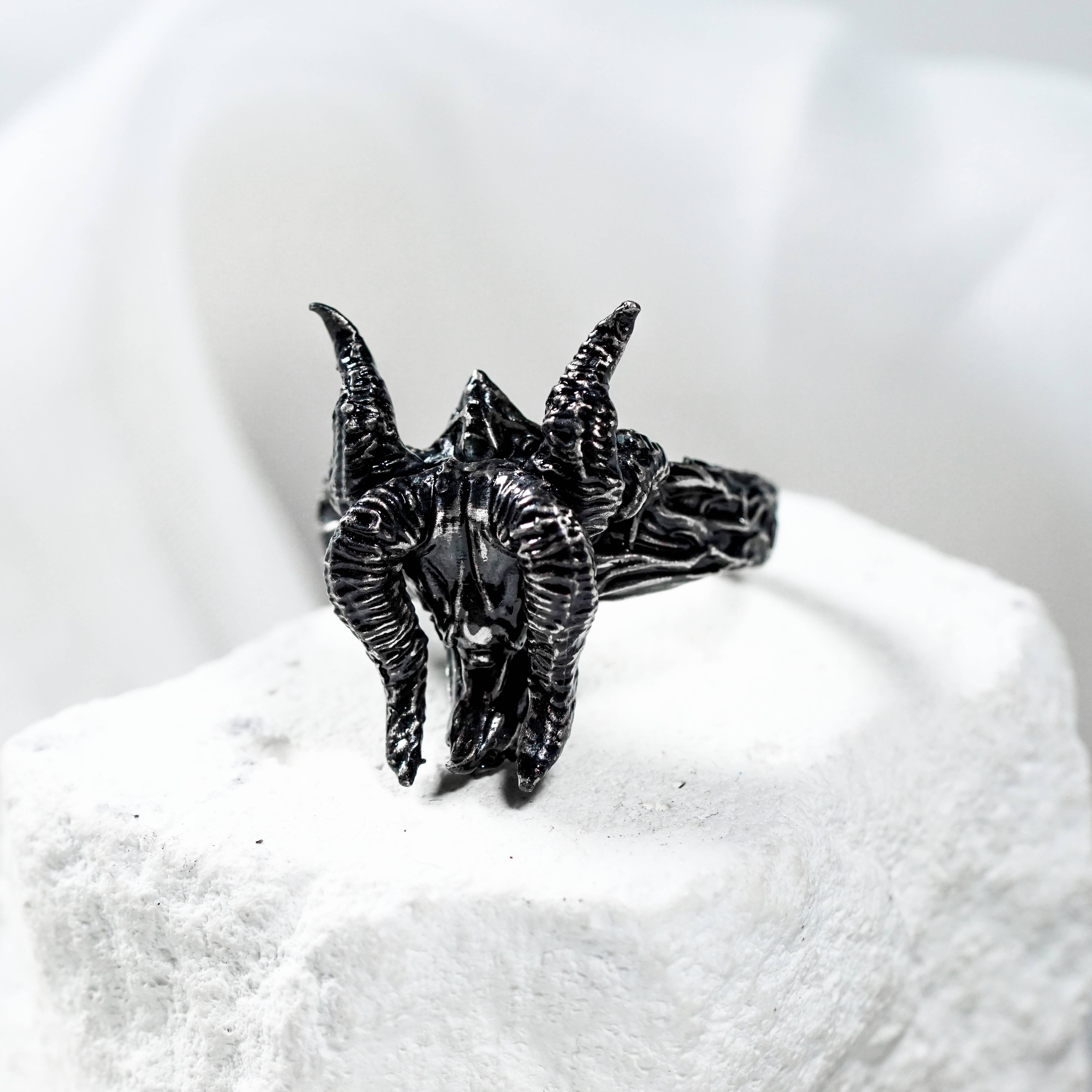 Elden Ring Nightreign Jewelry, Raider Silver Ring, Elden Ring Inspired Handmade Jewelry, Custom 950 Silver Nightfarers Classes Ring 3 - EternaSilver DSC04439 - EternaSilver