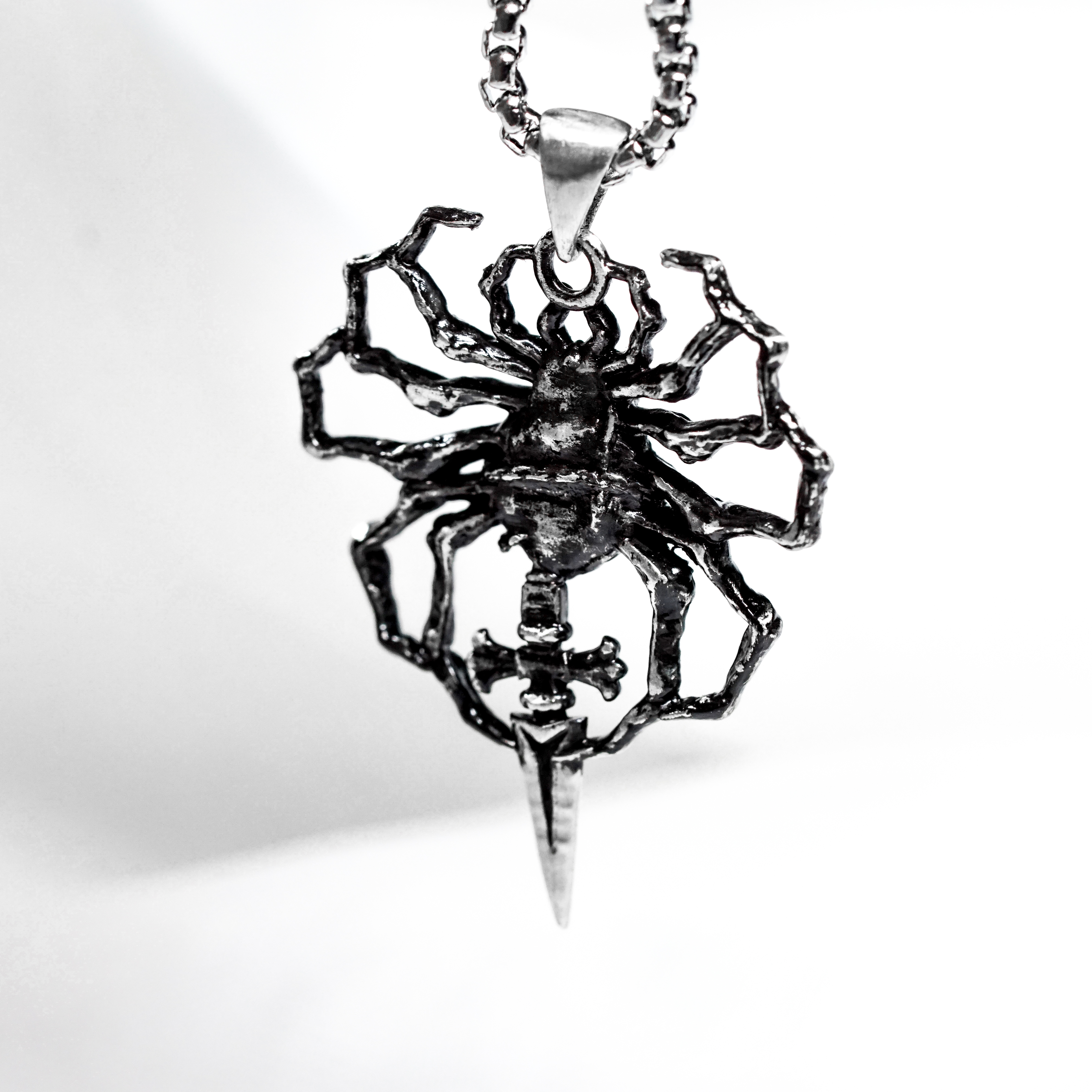 Hunter x Hunter Jewelry, Judgement Chain & Phantom Troupe Spider Necklace, Jewelry Hunter x Hunter 950 Silver, Gothic Chain, Anime Fan Gift 5 - EternaSilver DSC04521 - EternaSilver
