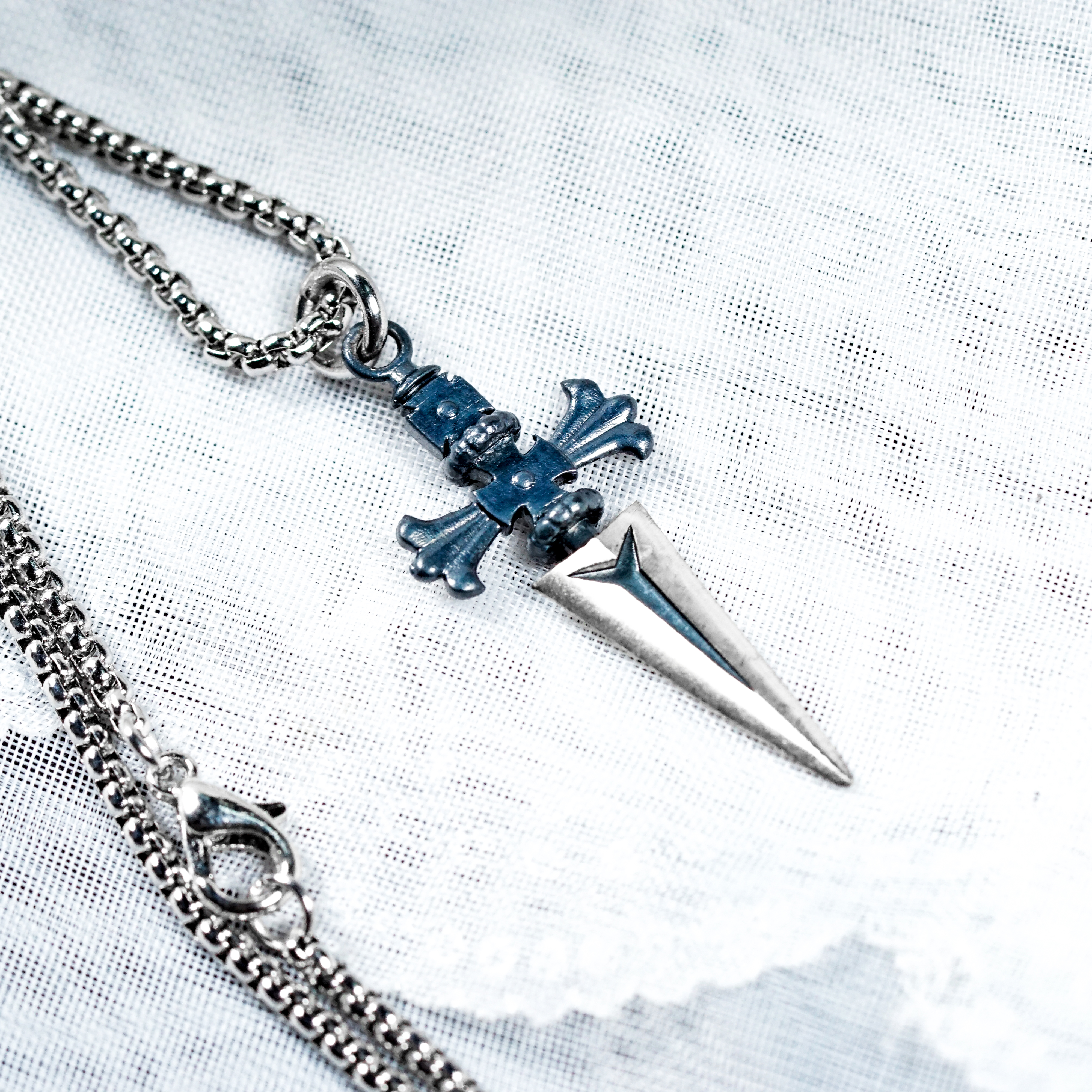 Judgement Chain Necklace, Jewelry Hunter x Hunter 950 Silver, Gothic Chain, Hunter x Hunter Jewelry, Anime Fan Gift 3 - EternaSilver DSC04583 - EternaSilver