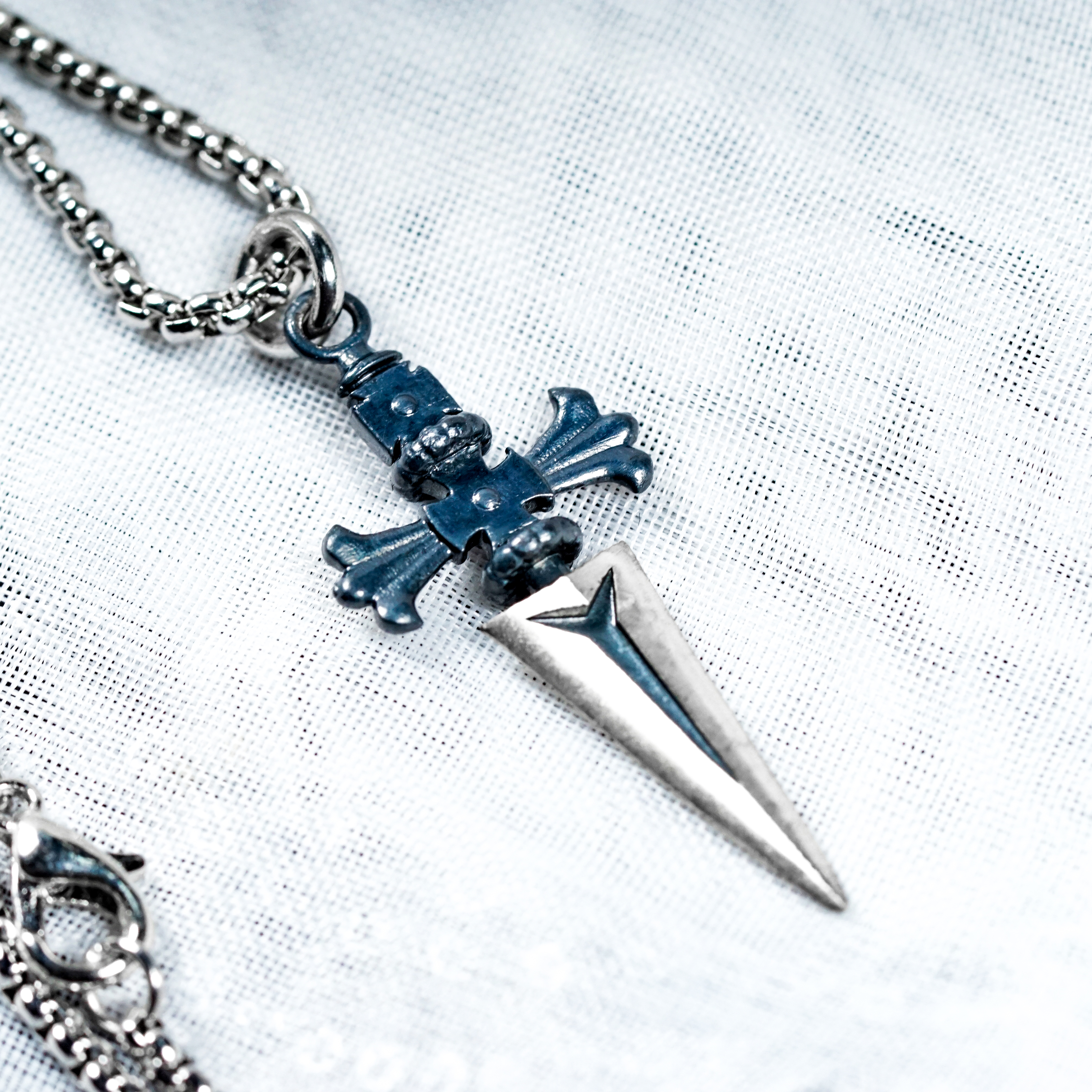 Judgement Chain Necklace, Jewelry Hunter x Hunter 950 Silver, Gothic Chain, Hunter x Hunter Jewelry, Anime Fan Gift 4 - EternaSilver DSC04584 - EternaSilver