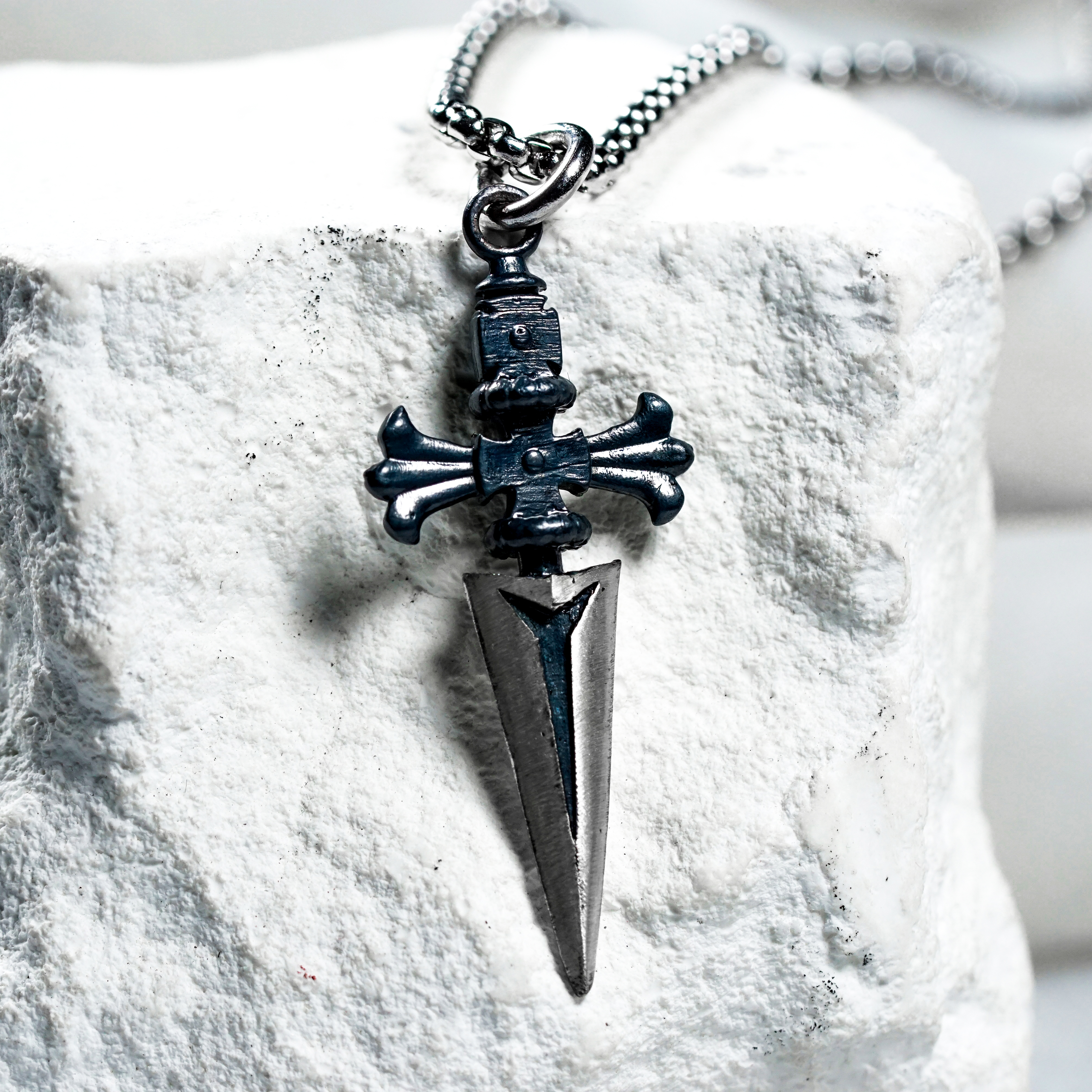 Judgement Chain Necklace, Jewelry Hunter x Hunter 950 Silver, Gothic Chain, Hunter x Hunter Jewelry, Anime Fan Gift 5 - EternaSilver DSC04586 - EternaSilver