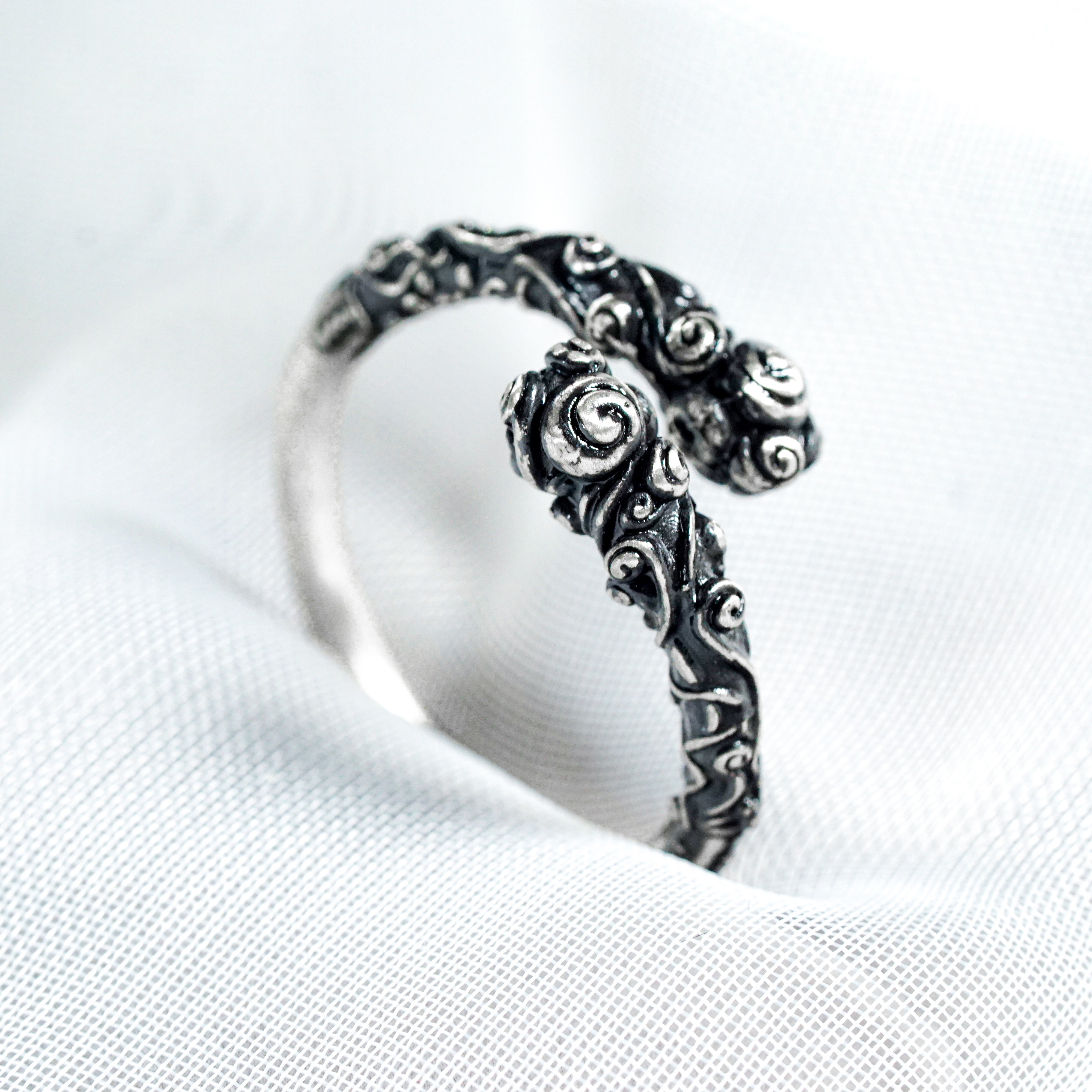 Black Myth Wukong Bar Ring, Handmade Silver Monkey King Bar Custom Ring, Perfect Gift for Wukong and Chinese Mythology Fans 3 - EternaSilver DSC04699 - EternaSilver