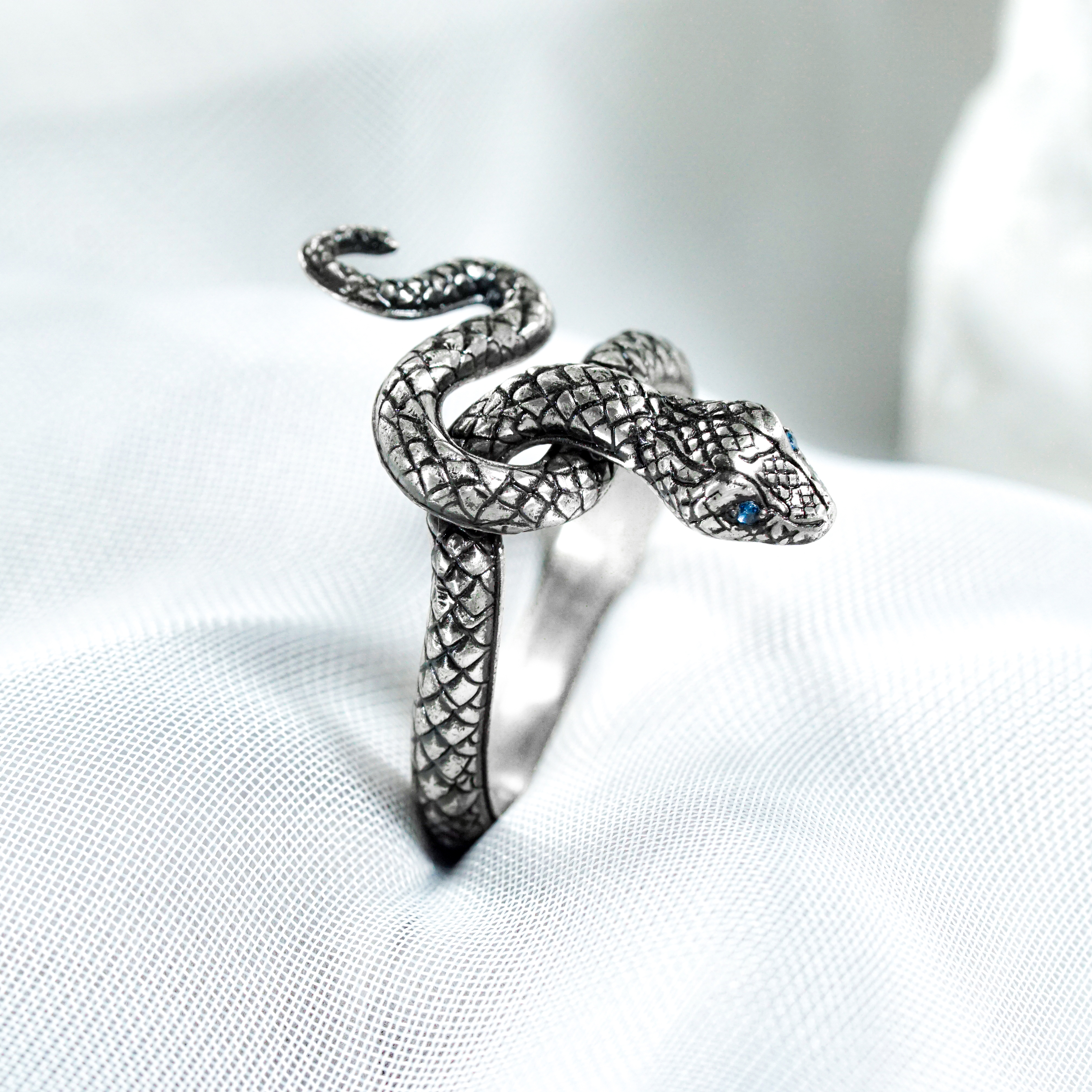 Dark Souls Ring Collection, Covetous Silver Serpent Ring, Handmade 950 Silver Rings 6 - EternaSilver DSC04744 - EternaSilver