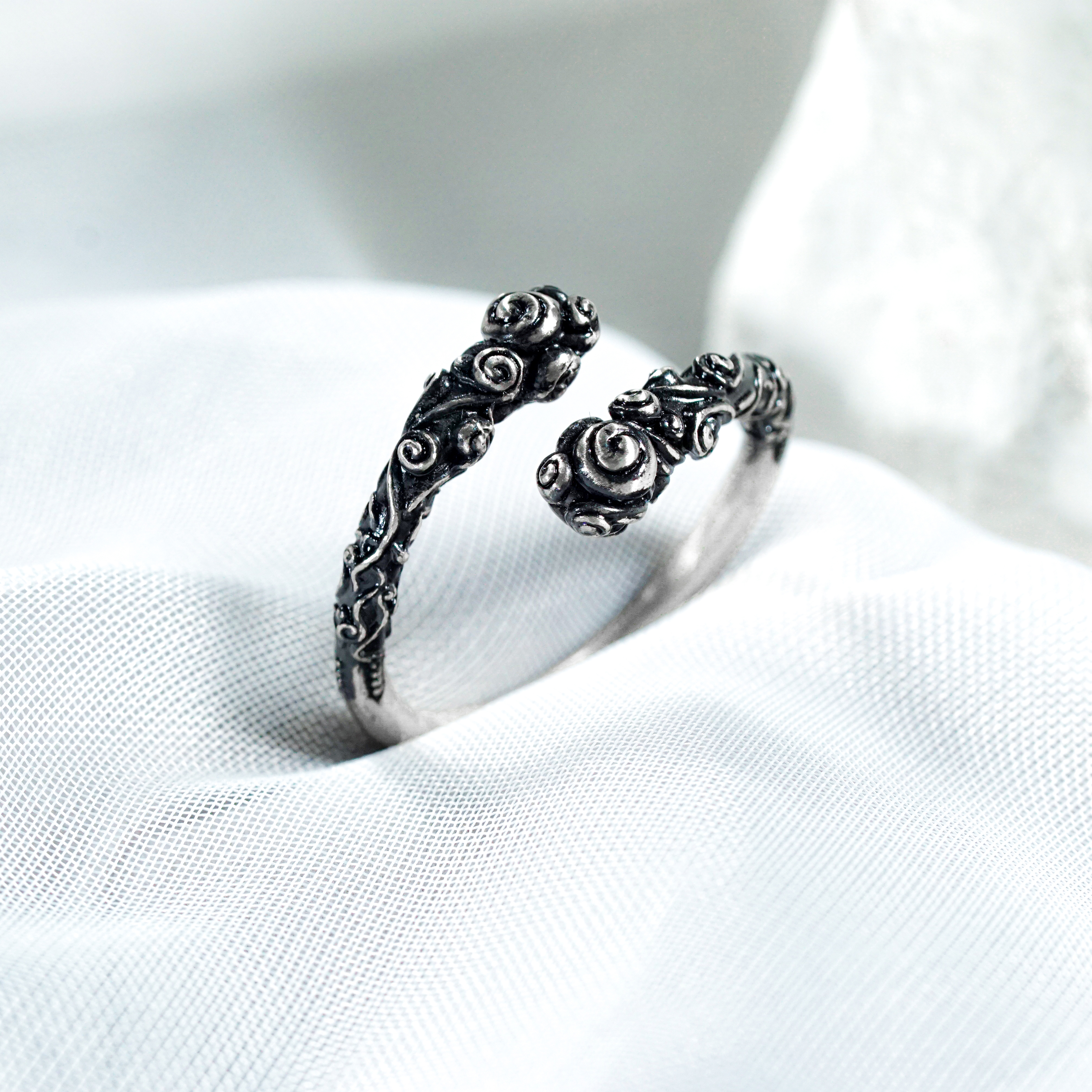 Black Myth Wukong Bar Ring, Handmade Silver Monkey King Bar Custom Ring, Perfect Gift for Wukong and Chinese Mythology Fans 5 - EternaSilver DSC04757 - EternaSilver