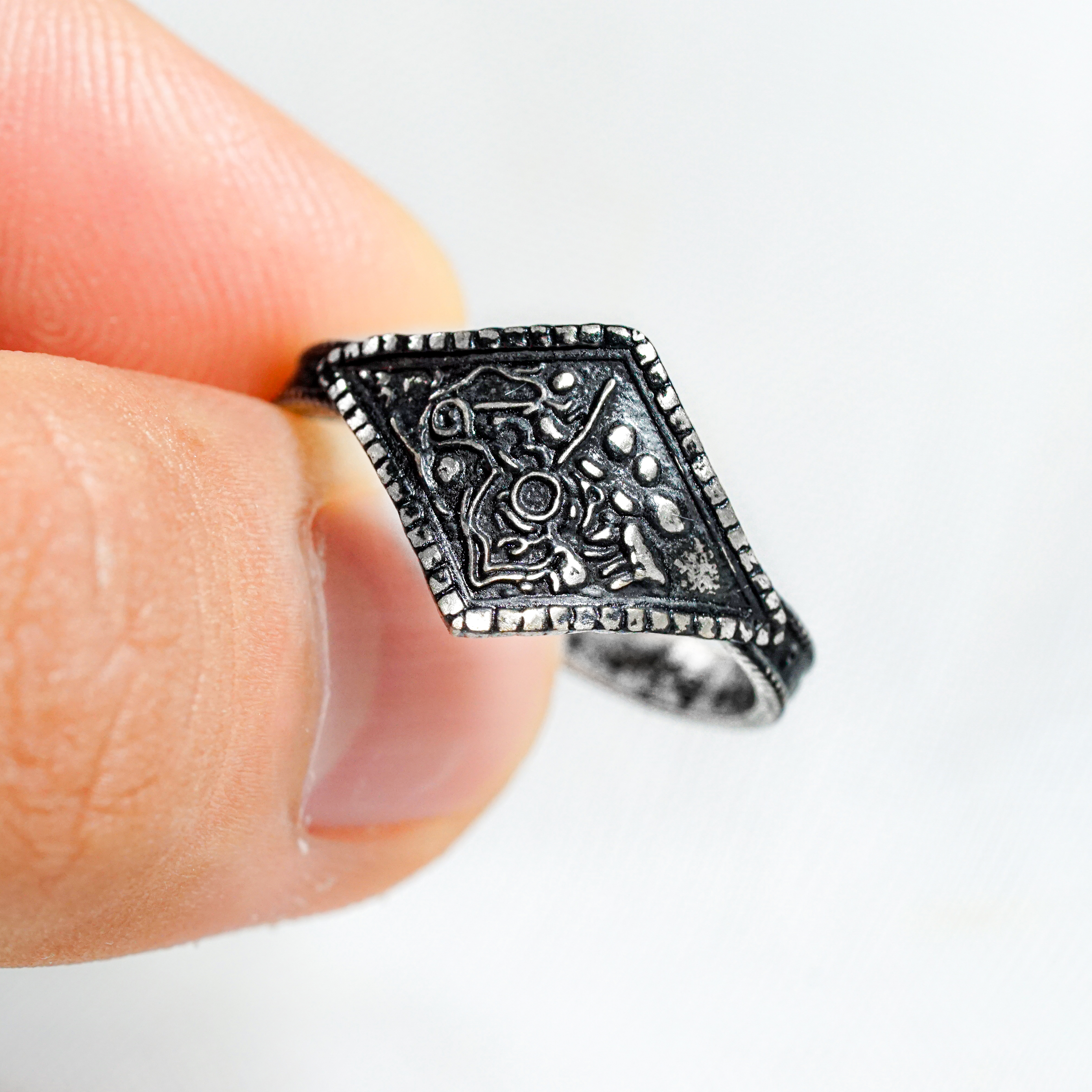 Dark Souls Ring Collection, Ring of Favor and Protection, Handmade 950 Silver Rings 5 - EternaSilver DSC04810 1 - EternaSilver