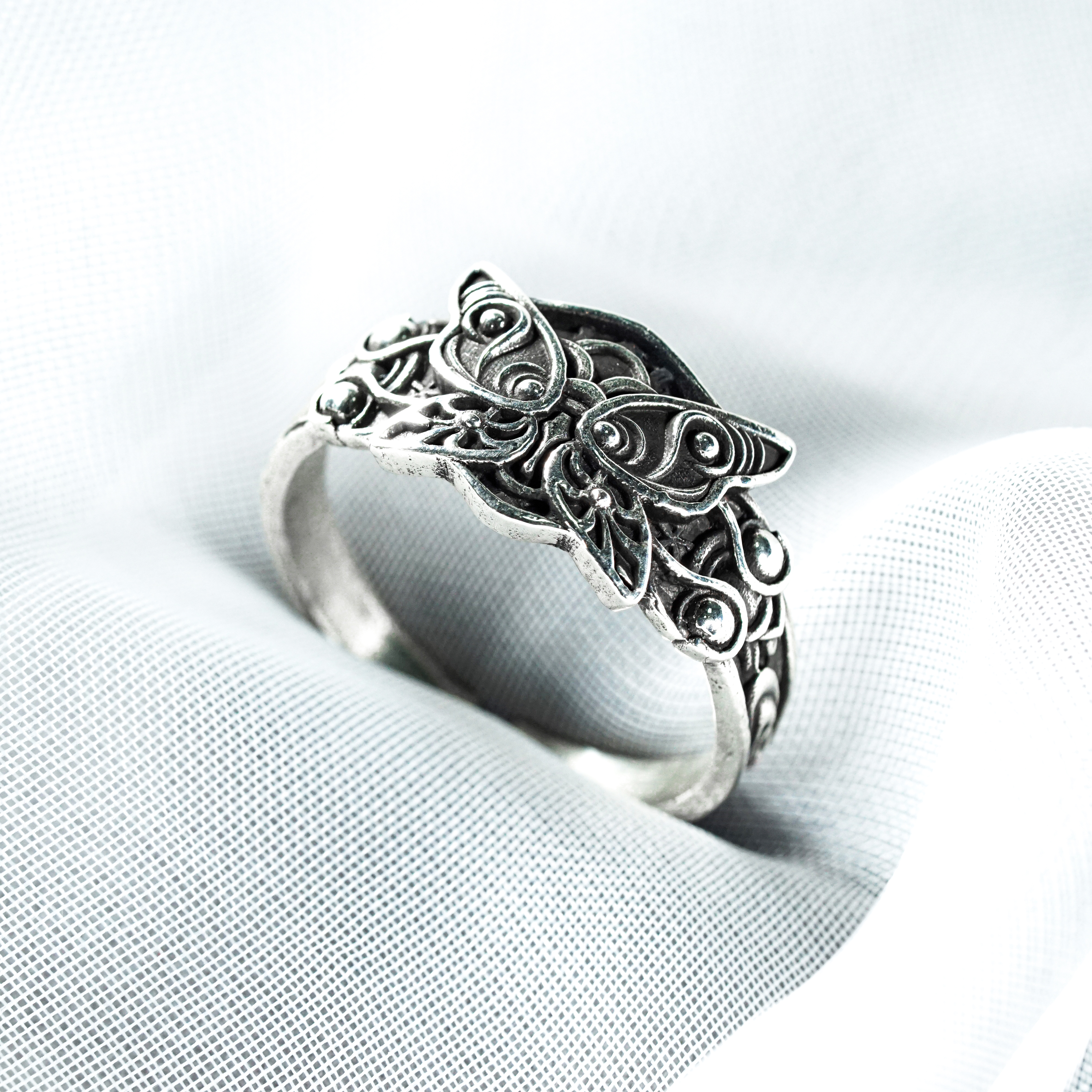 Frieren: Beyond Journey's End 950 Silver Jewelry, Fern Butterfly Hair Piece Ring, Anime Cosplay & Cottagecore Jewelry, Gift for Her 5 - EternaSilver DSC05616 - EternaSilver