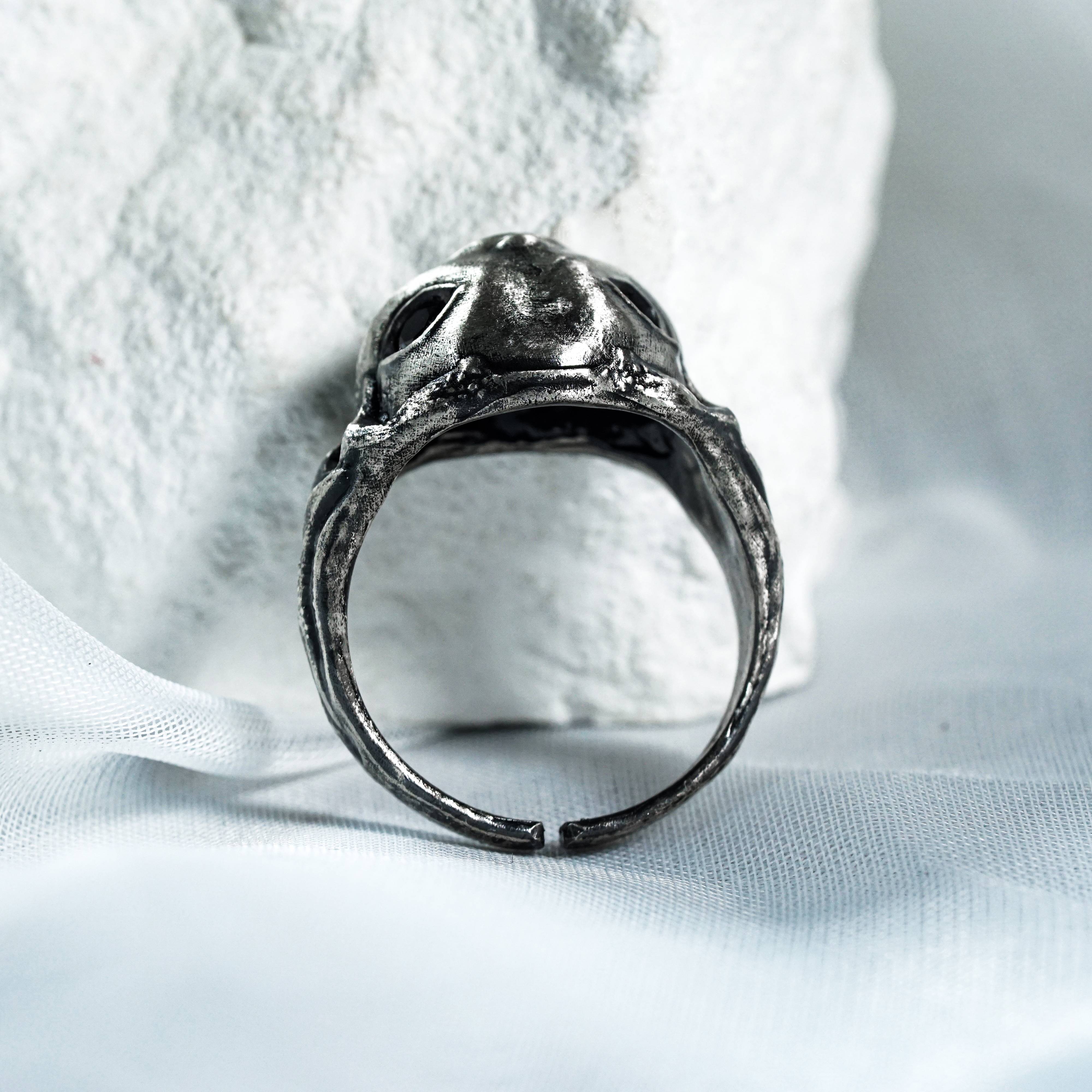 Elden Ring Albinauric Mask Ring, Handmade 950 Silver Fantasy Ring, Dark Souls Collector Gif, Perfect for Elden Ring Fans and Cosplay 6 - EternaSilver DSC05652 - EternaSilver