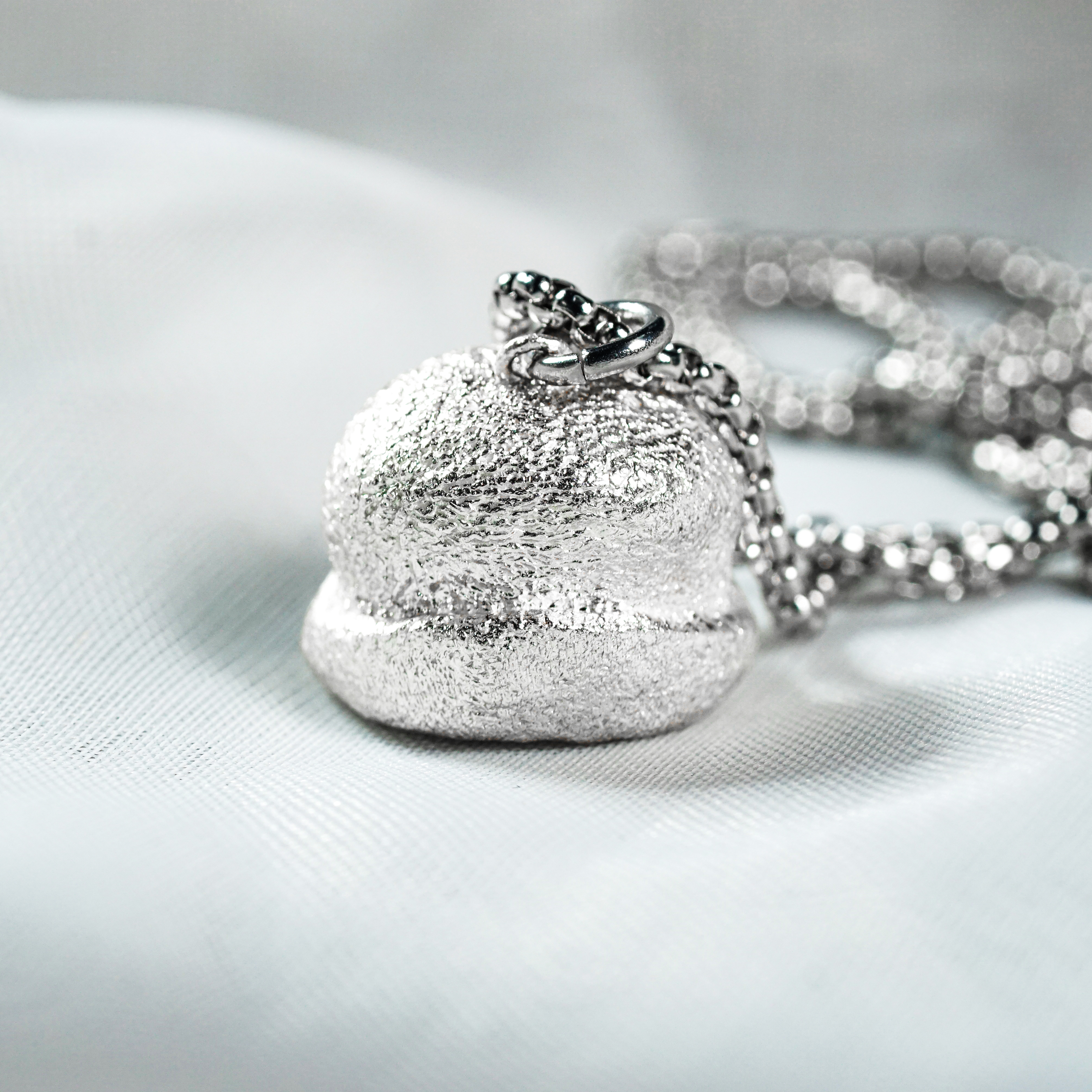 One Piece Law’s Hat necklace, Fanmade Law Hat Pendant Necklace, Handmade Silver Fantasy Jewelry, Inspired by Trafalgar D. Water Law, Gift for Gamers & Collectors 4 - EternaSilver DSC05716 - EternaSilver