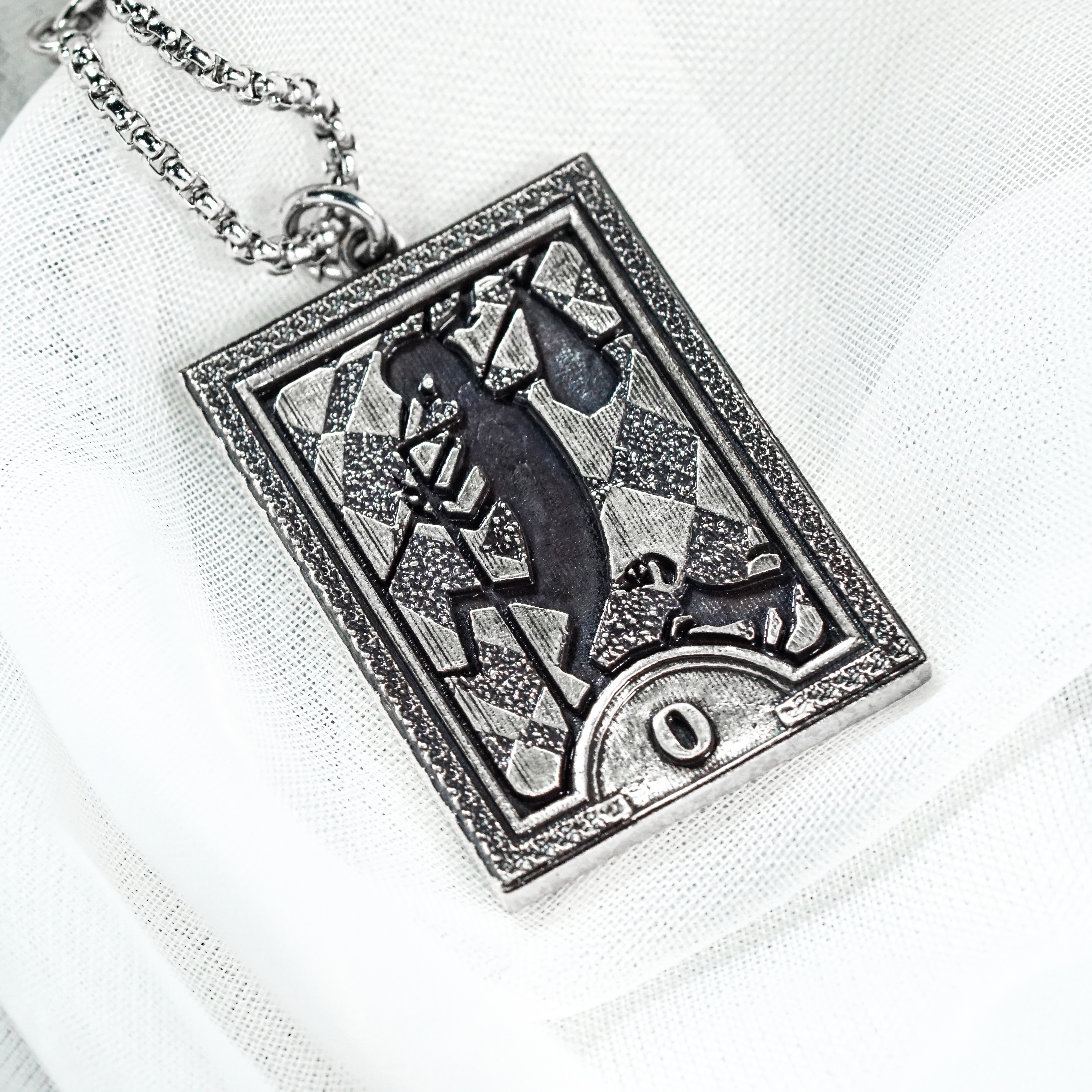 Persona 3 Arcana Card Pendant Necklace Set, The Fool, Magician, Priestess & Empress Card, 950 Silver, Persona gift, Persona Cosplay 30 - EternaSilver DSC05750 - EternaSilver