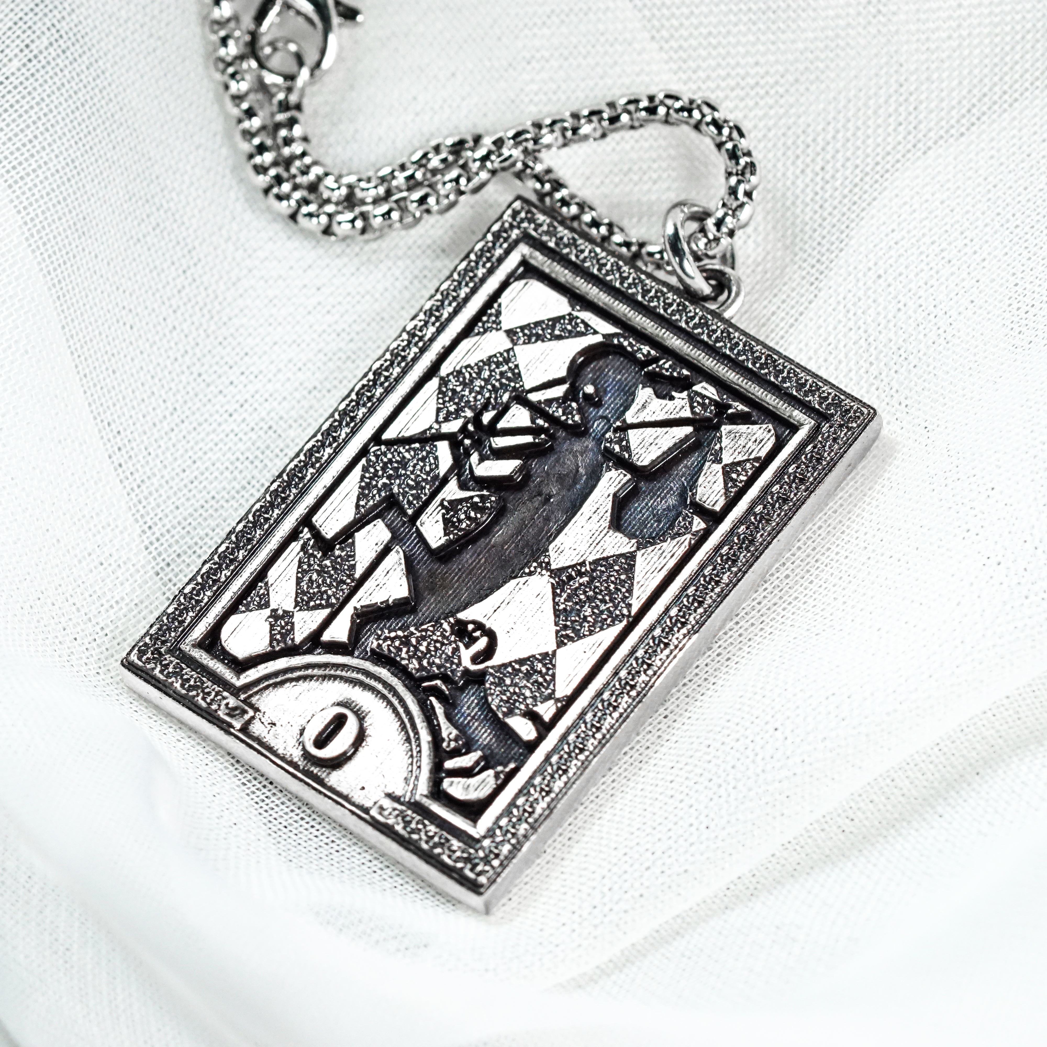 Persona 3 Arcana Card Pendant Necklace Set, The Fool, Magician, Priestess & Empress Card, 950 Silver, Persona gift, Persona Cosplay 29 - EternaSilver DSC05752 - EternaSilver