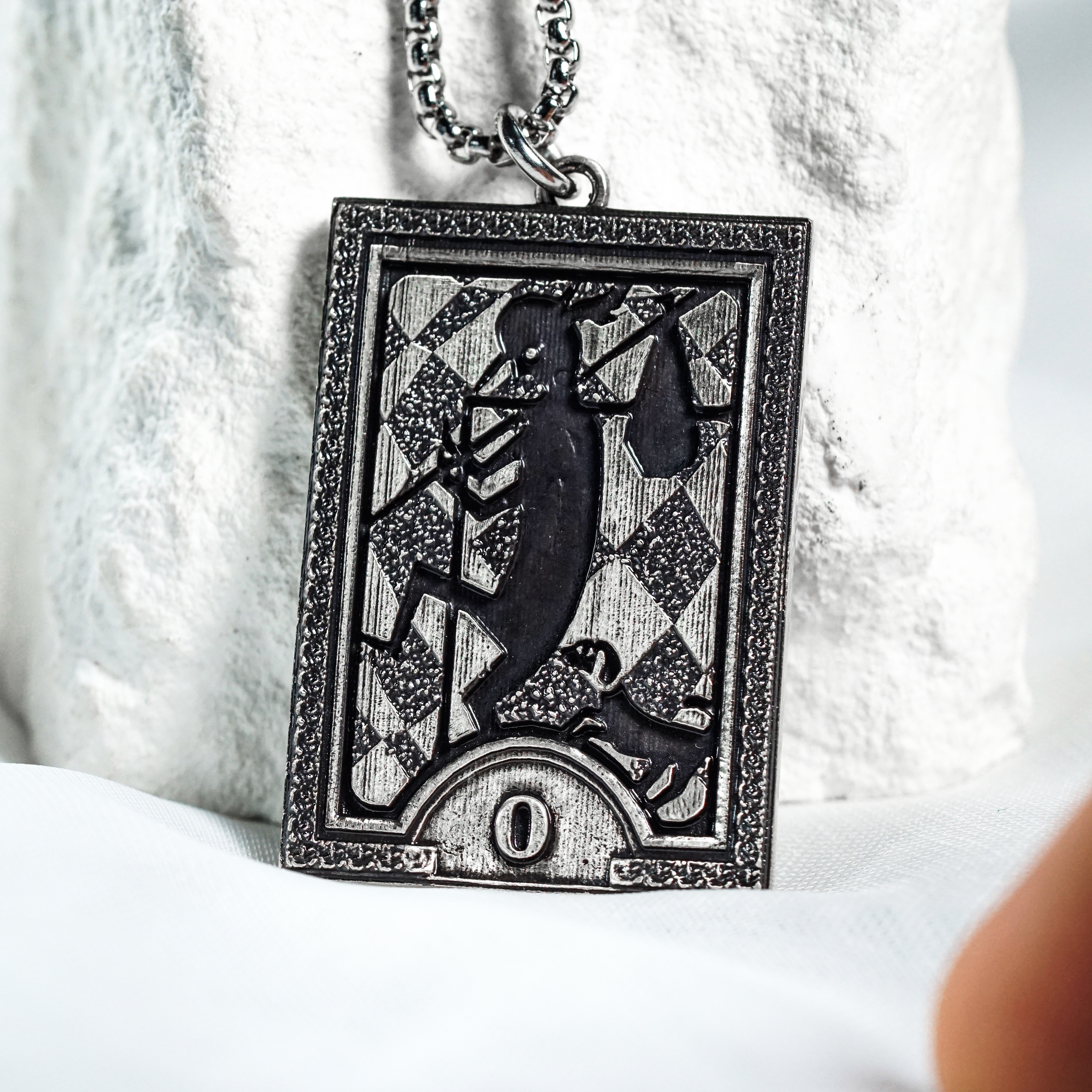 Persona 3 Arcana Card Pendant Necklace Set, The Fool, Magician, Priestess & Empress Card, 950 Silver, Persona gift, Persona Cosplay 28 - EternaSilver DSC05809 - EternaSilver