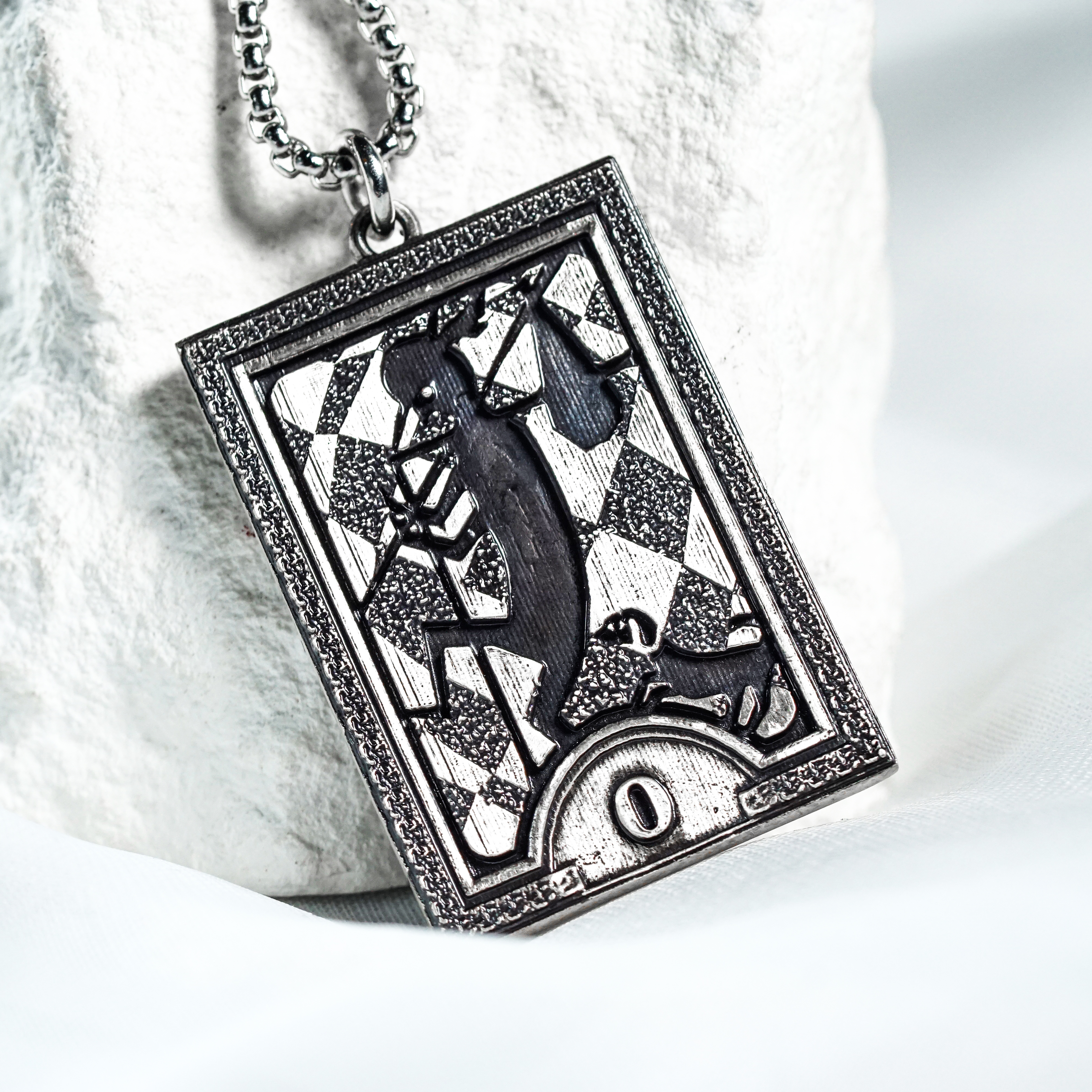 Persona 3 Arcana Card Pendant Necklace Set, The Fool, Magician, Priestess & Empress Card, 950 Silver, Persona gift, Persona Cosplay 27 - EternaSilver DSC05810 - EternaSilver