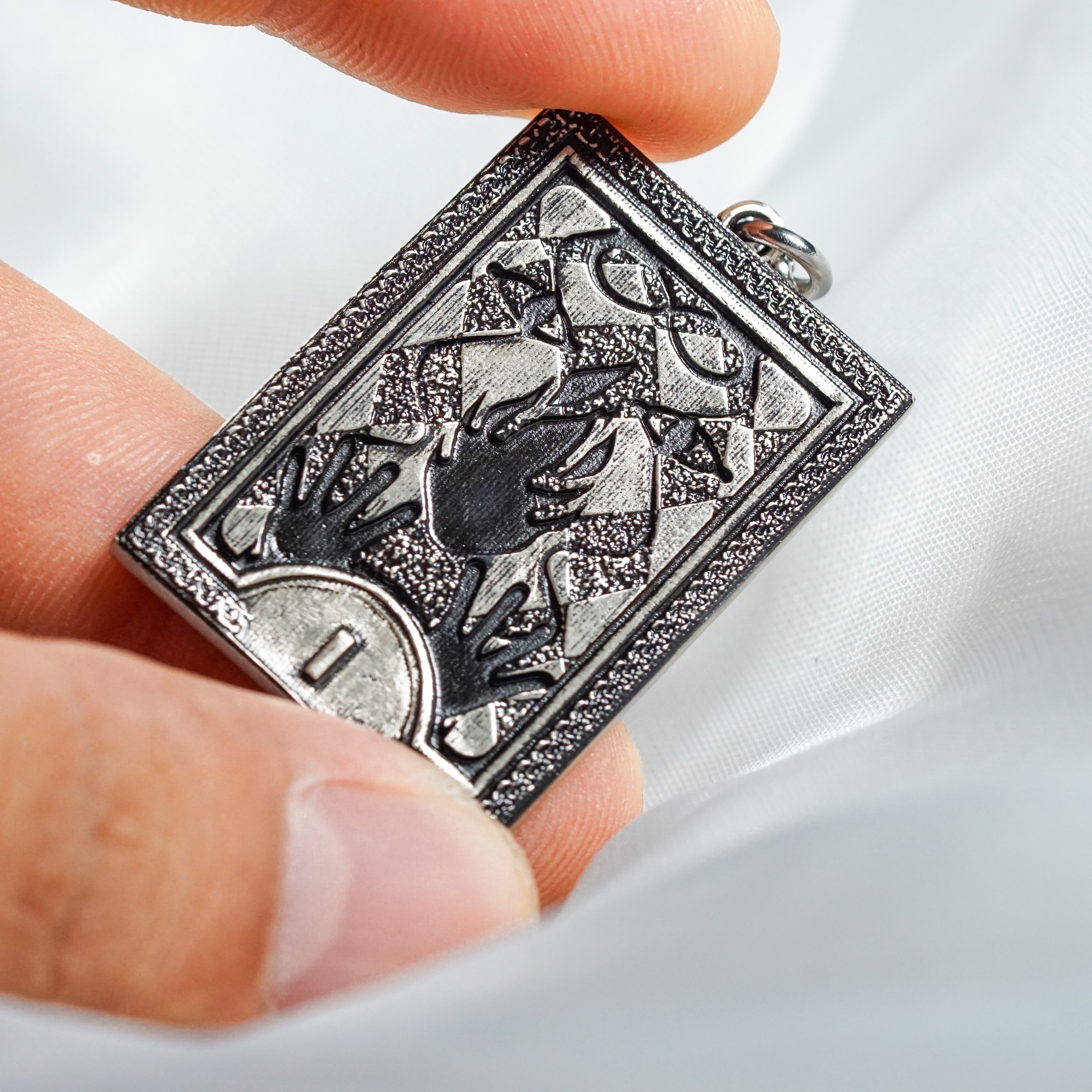 Persona 3 Arcana Card Pendant Necklace Set, The Fool, Magician, Priestess & Empress Card, 950 Silver, Persona gift, Persona Cosplay 4 - EternaSilver DSC05839 - EternaSilver
