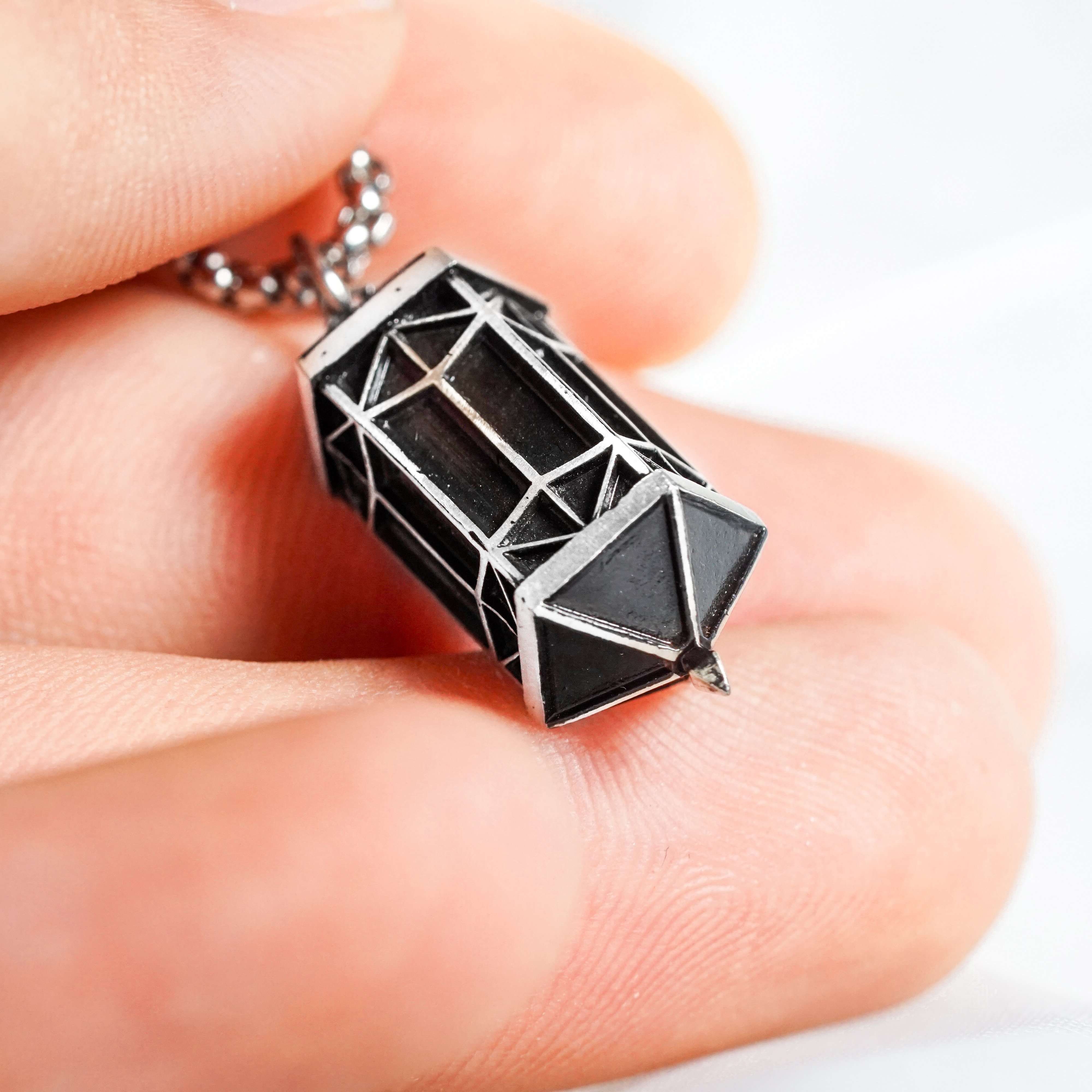 Clair Obscur: Expedition 33 Jewelry, Gustave's Lumina Converter Pendant Necklace, Handmade Silver 950 Pendant 6 - EternaSilver DSC05869 - EternaSilver