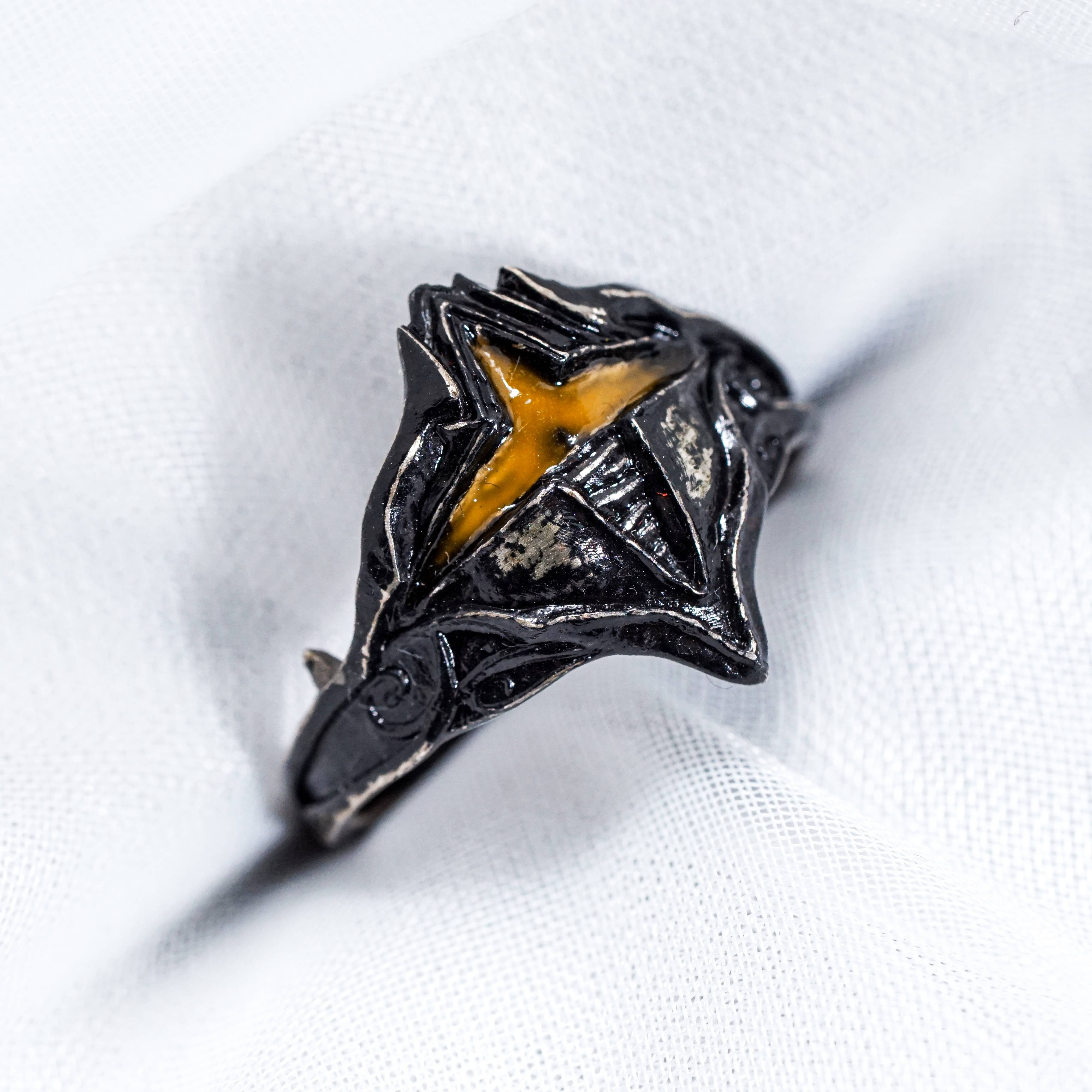 Dark Souls Ring Collection, Calamity Ring, Handmade 950 Silver Rings