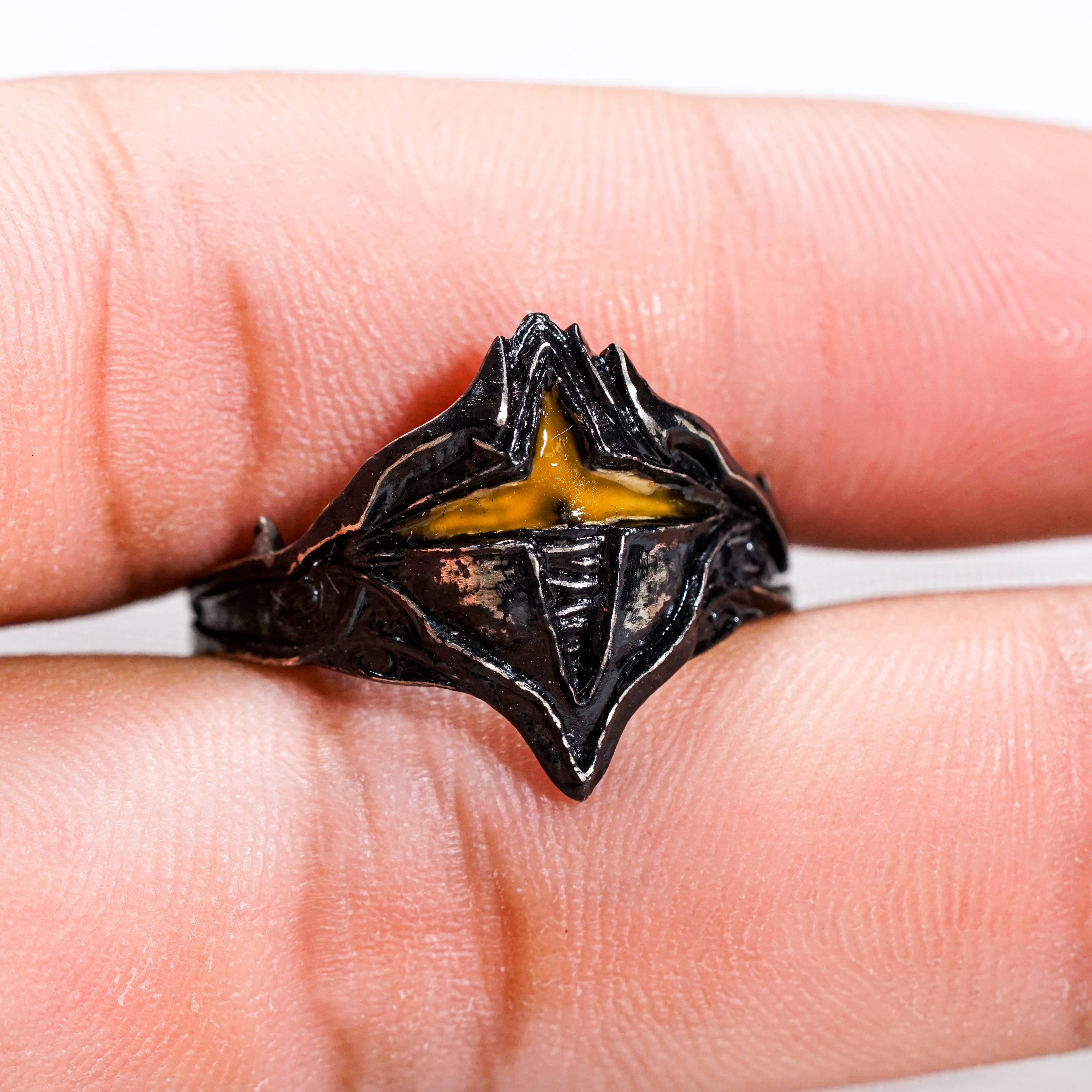 Dark Souls Ring Collection, Calamity Ring, Handmade 950 Silver Rings 8 - EternaSilver DSC08125 - EternaSilver