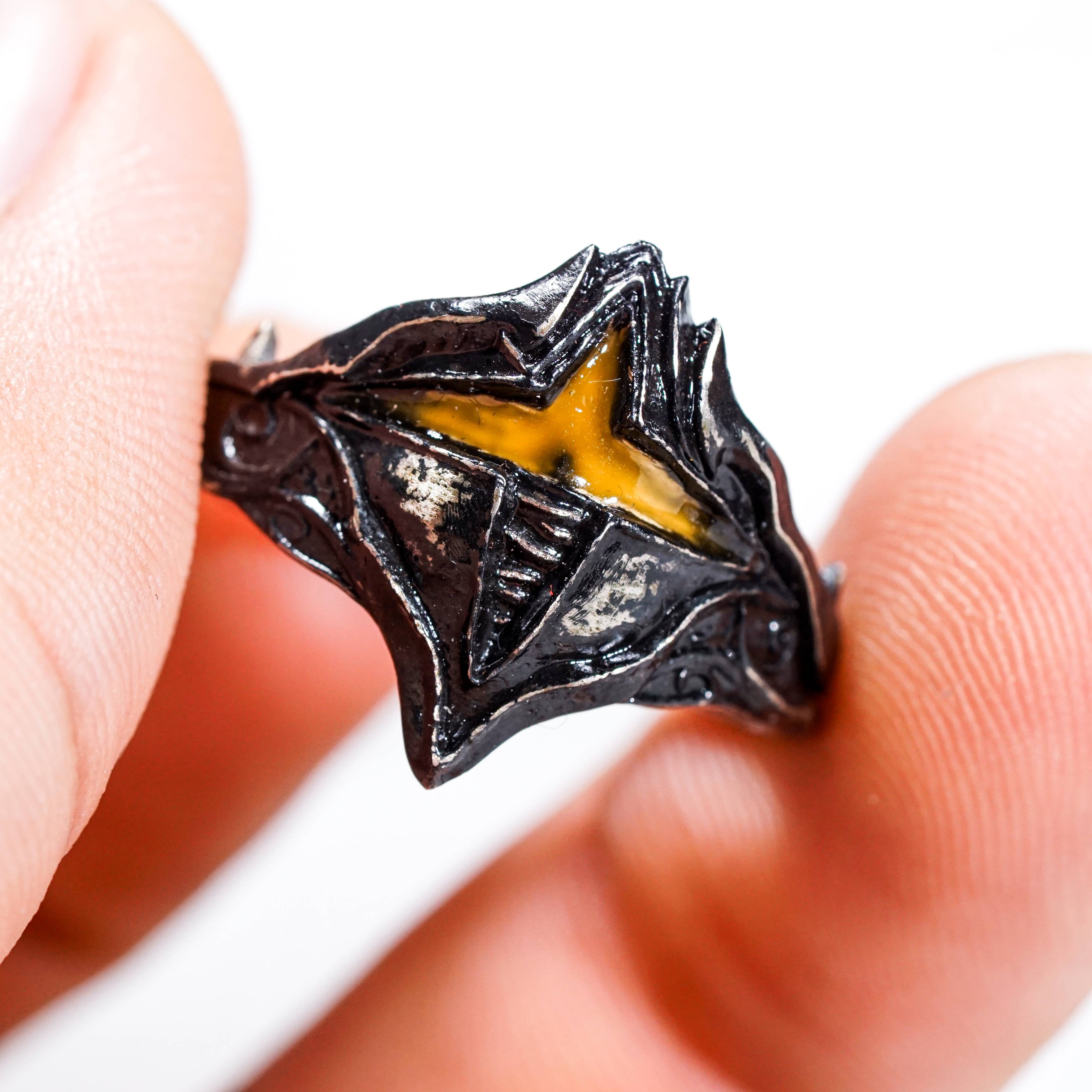 Dark Souls Ring Collection, Calamity Ring, Handmade 950 Silver Rings 9 - EternaSilver DSC08142 - EternaSilver