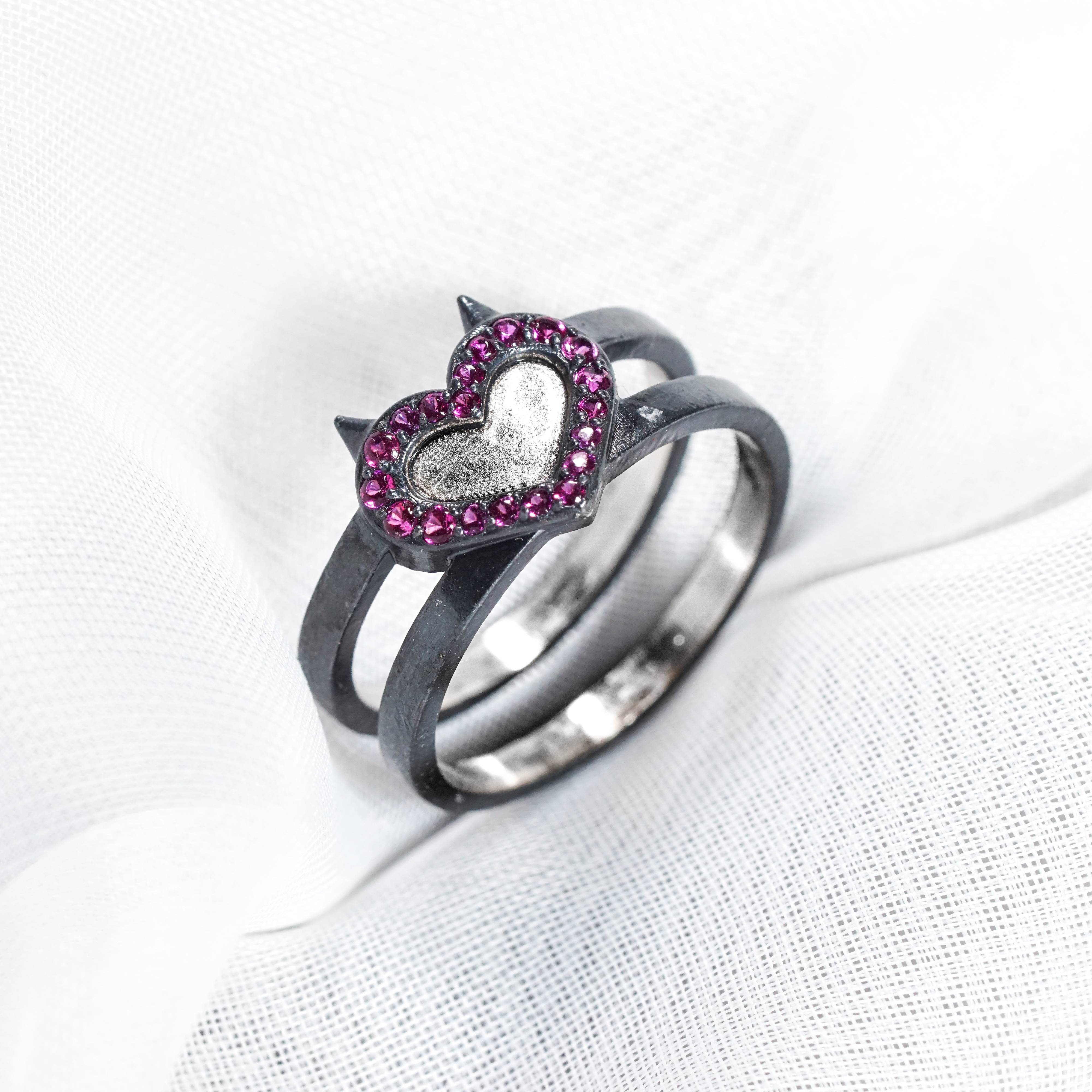 Valorant Clove Jewelry, Clove Rings Handmade 950 Silver, Clove Butterflies Ring, Unisex Valorant Jewelry, Gaming Signet Ring