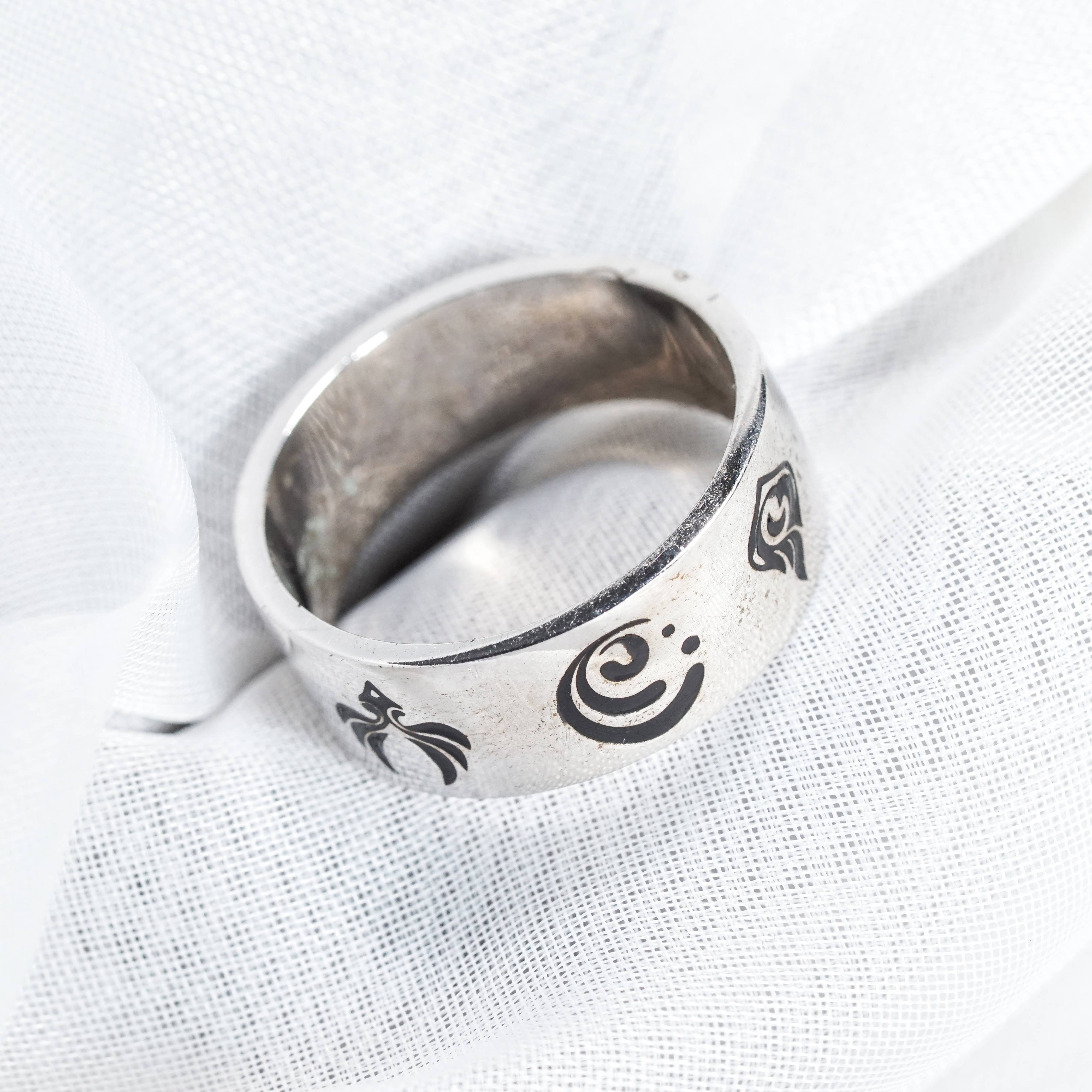 Genshin Impact Custom Visions Ring, Handmade Sterling Silver or Gold Plated Jewelry, Element-Themed Gift for Cosplay & Collectors 3 - EternaSilver DSC06988 - EternaSilver