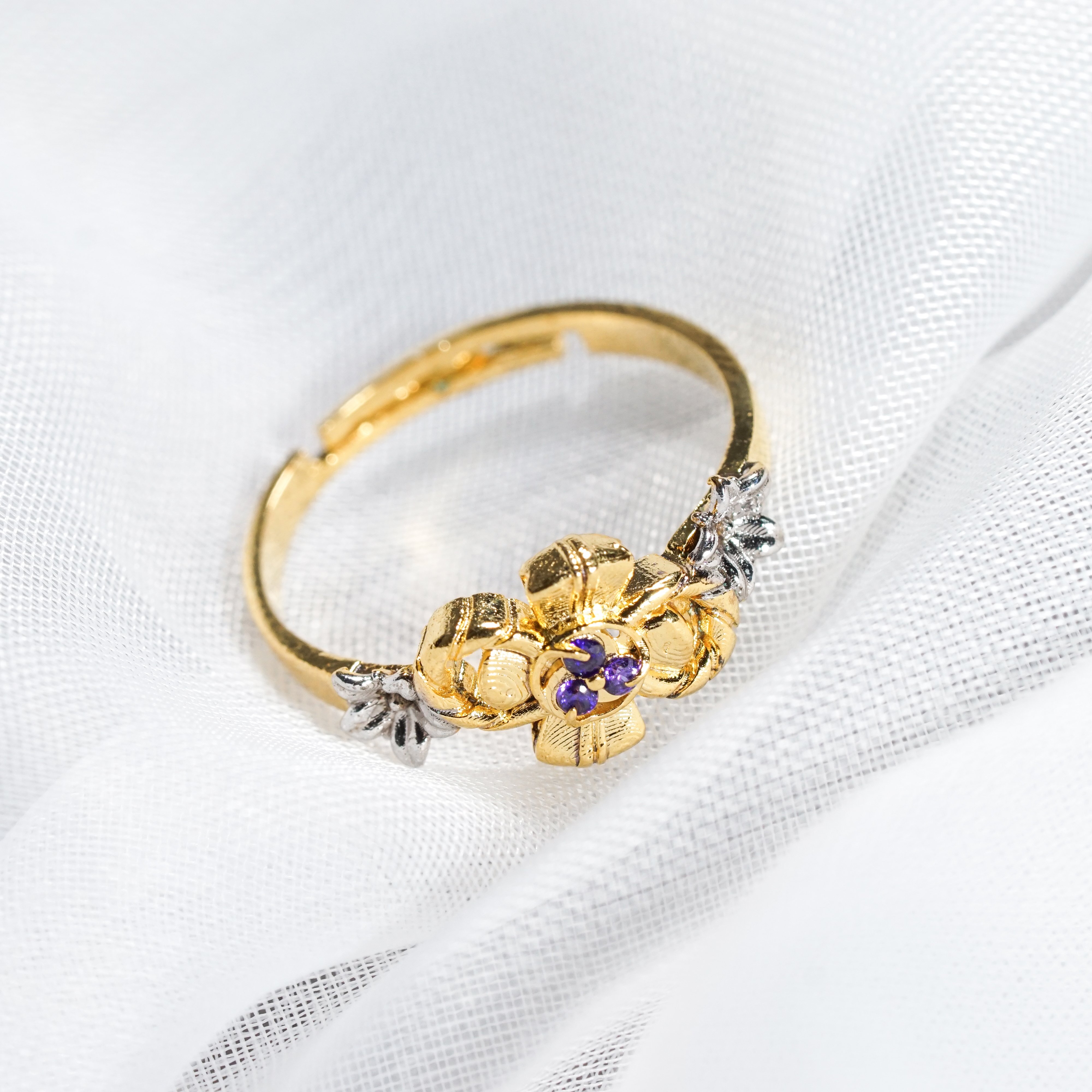 Genshin Impact Raiden Mei Custom Ring, Handmade Sterling Gold plated14k/Silver Custom Signet Ring, Perfect Jewelry Gift for Genshin Fans 3 - EternaSilver DSC07057 - EternaSilver