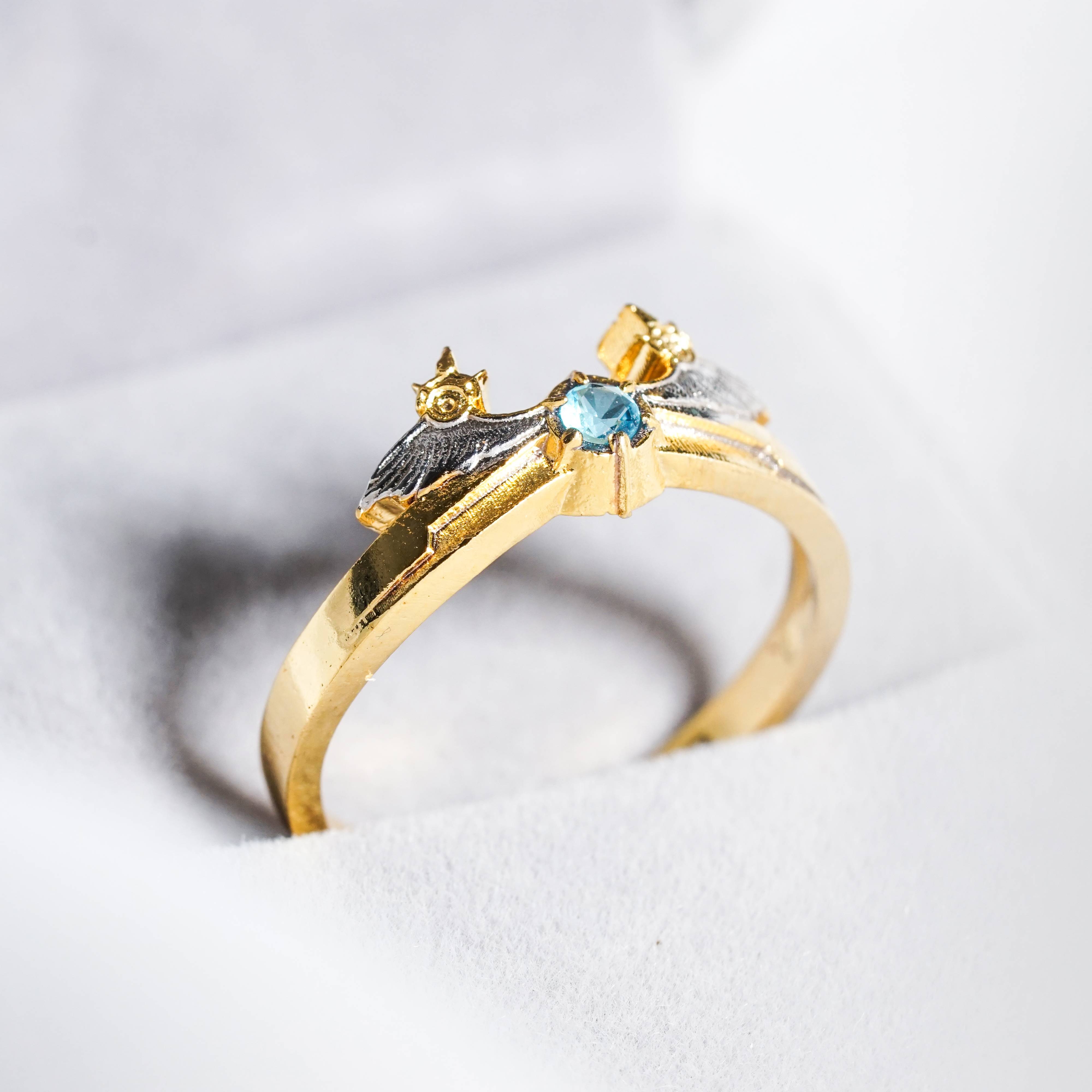 Genshin Impact Babartos Custom Ring, Handmade Sterling Gold plated14k/Silver Custom Signet Ring, Perfect Jewelry Gift for Genshin Fans 4 - EternaSilver DSC07088 - EternaSilver