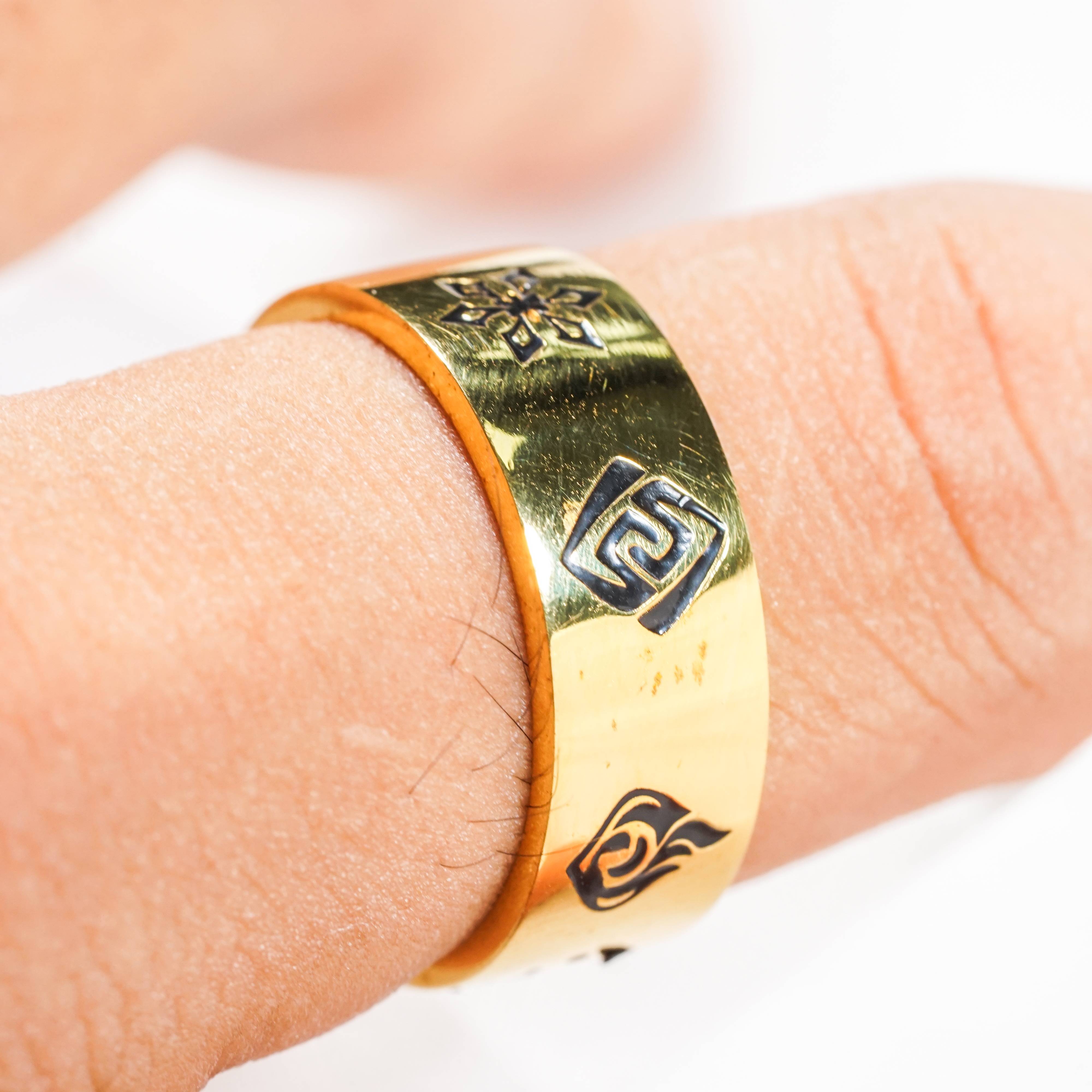 Genshin Impact Custom Visions Ring, Handmade Sterling Silver or Gold Plated Jewelry, Element-Themed Gift for Cosplay & Collectors 13 - EternaSilver DSC07113 - EternaSilver