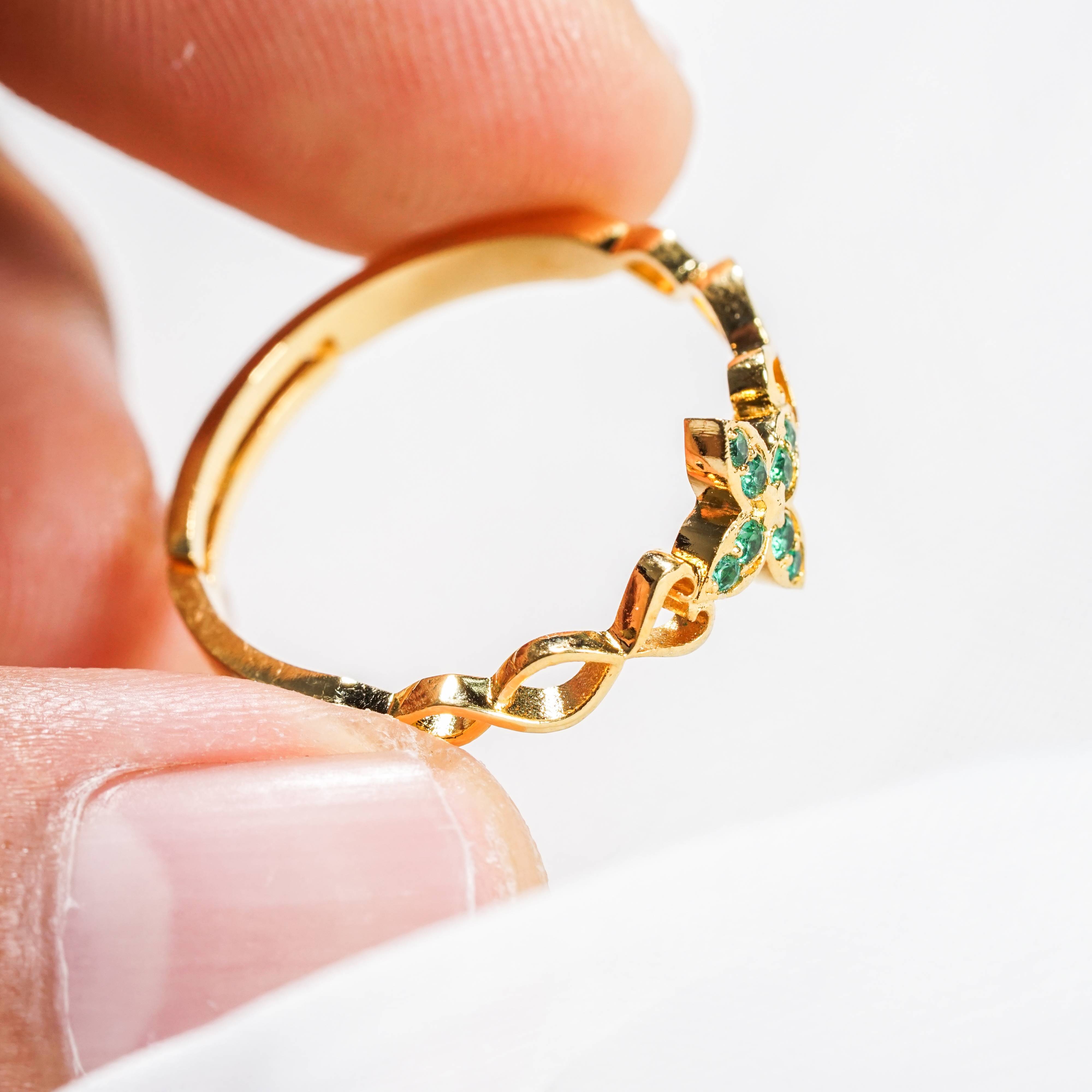 Genshin Impact Nahida Ring, Handmade Sterling Gold plated14k/Silver Custom Signet Ring, Perfect Jewelry Gift for Genshin Fans 3 - EternaSilver DSC07139 - EternaSilver