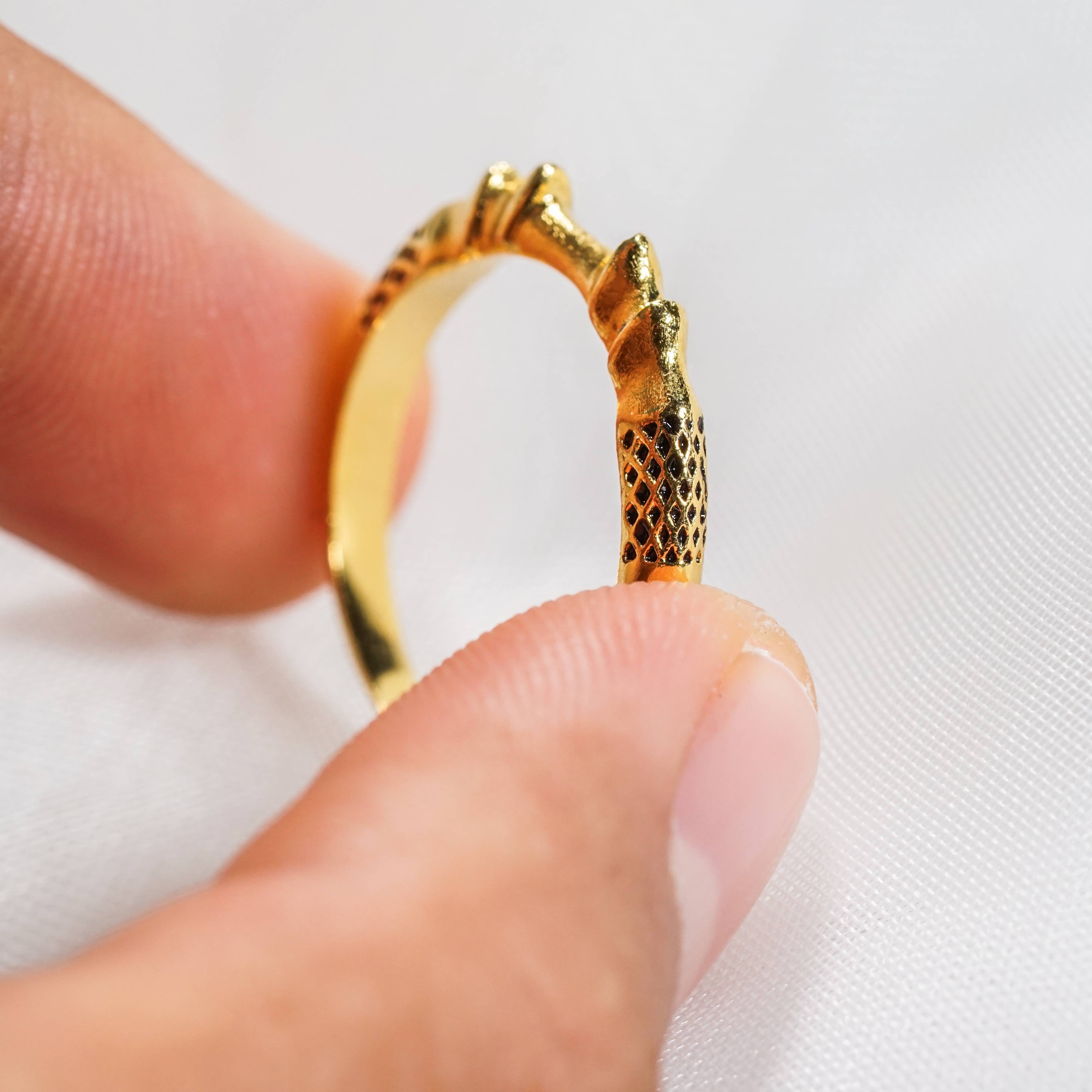 Elden Ring jewelry, Custom Spectral Steed Whistle Ring, 14k Gold Plated Handmade Fantasy Jewelry for Collectors & Cosplayers 7 - EternaSilver DSC07168 - EternaSilver