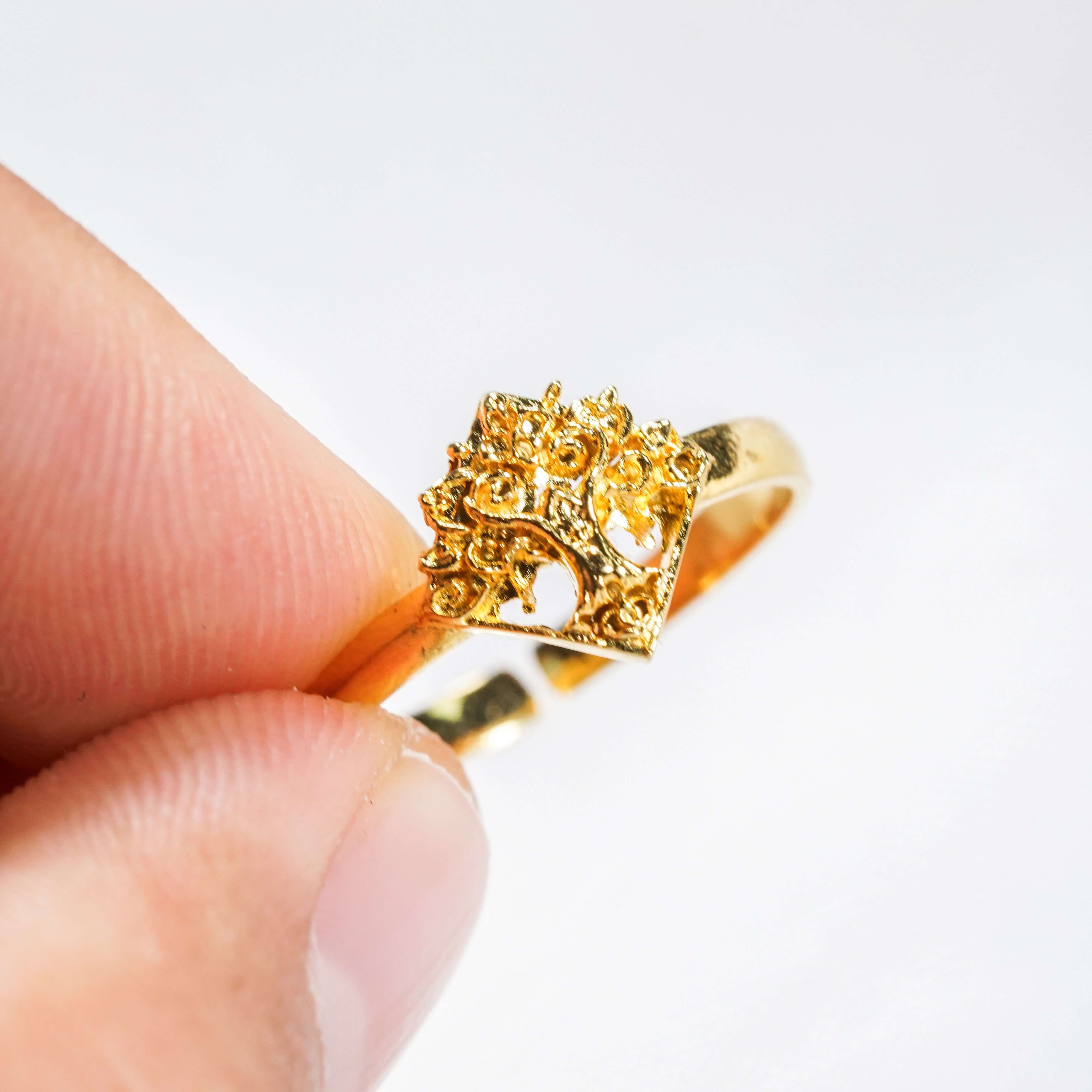 Genshin Impact Sumeru Custom Ring, Handmade Sterling Gold plated14k/Silver Custom Signet Ring, Perfect Jewelry Gift for Genshin Fans 4 - EternaSilver DSC07188 - EternaSilver