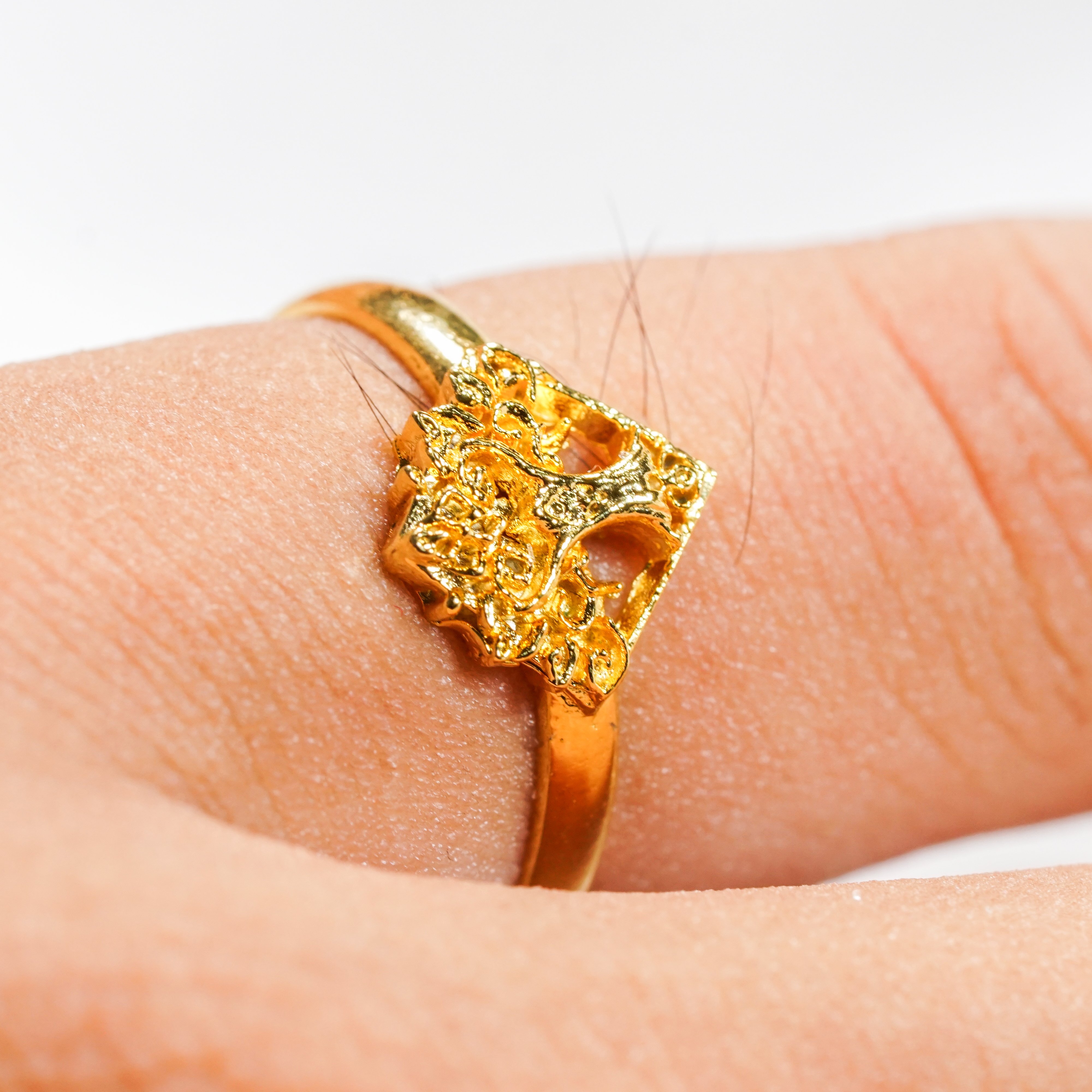 Genshin Impact Sumeru Custom Ring, Handmade Sterling Gold plated14k/Silver Custom Signet Ring, Perfect Jewelry Gift for Genshin Fans 8 - EternaSilver DSC07191 - EternaSilver