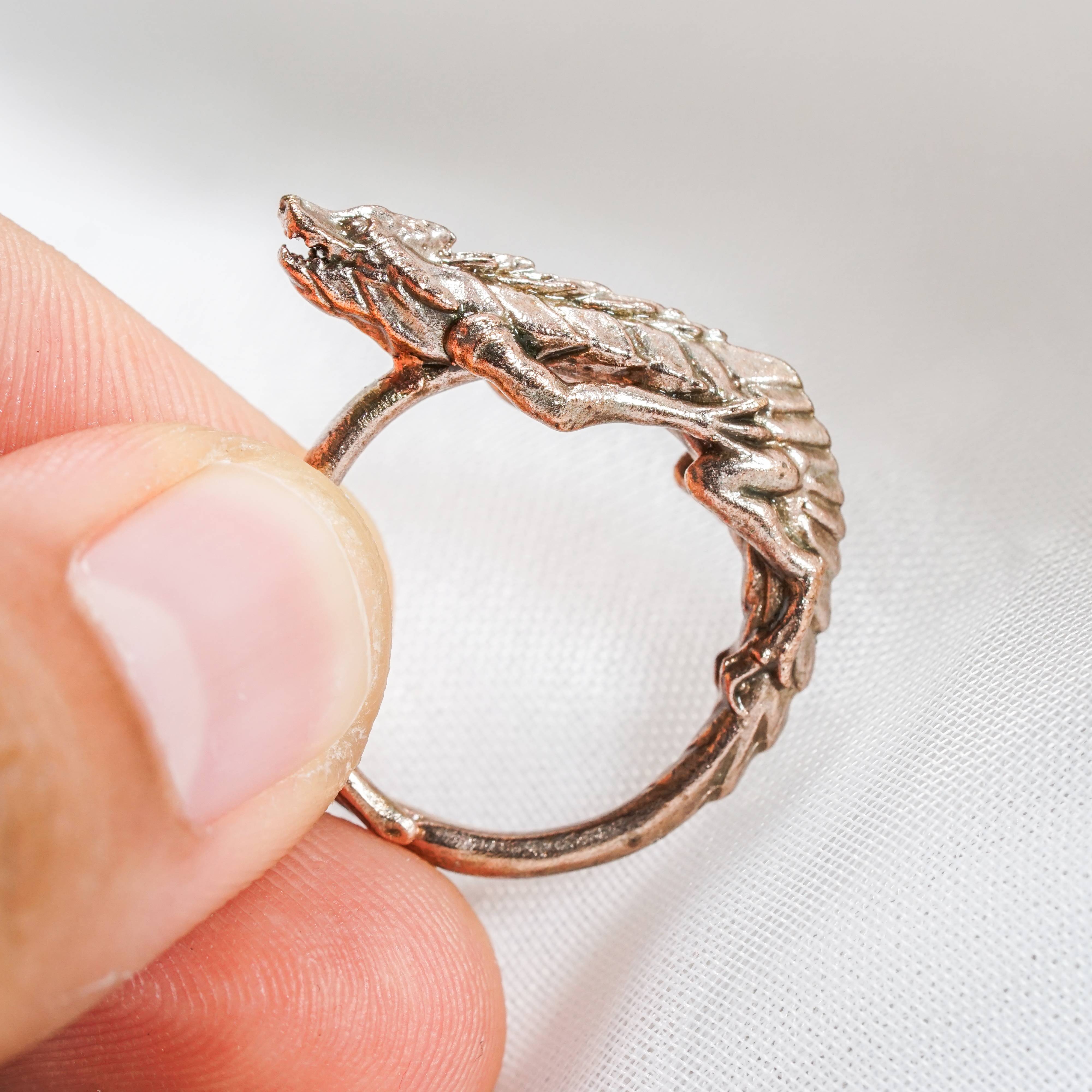 Valorant Elderflame Frenzy Skin Ring, Handmade Sterling Silver/Gold Unisex Signet Jewelry, Perfect Valorant Fanart Accessory