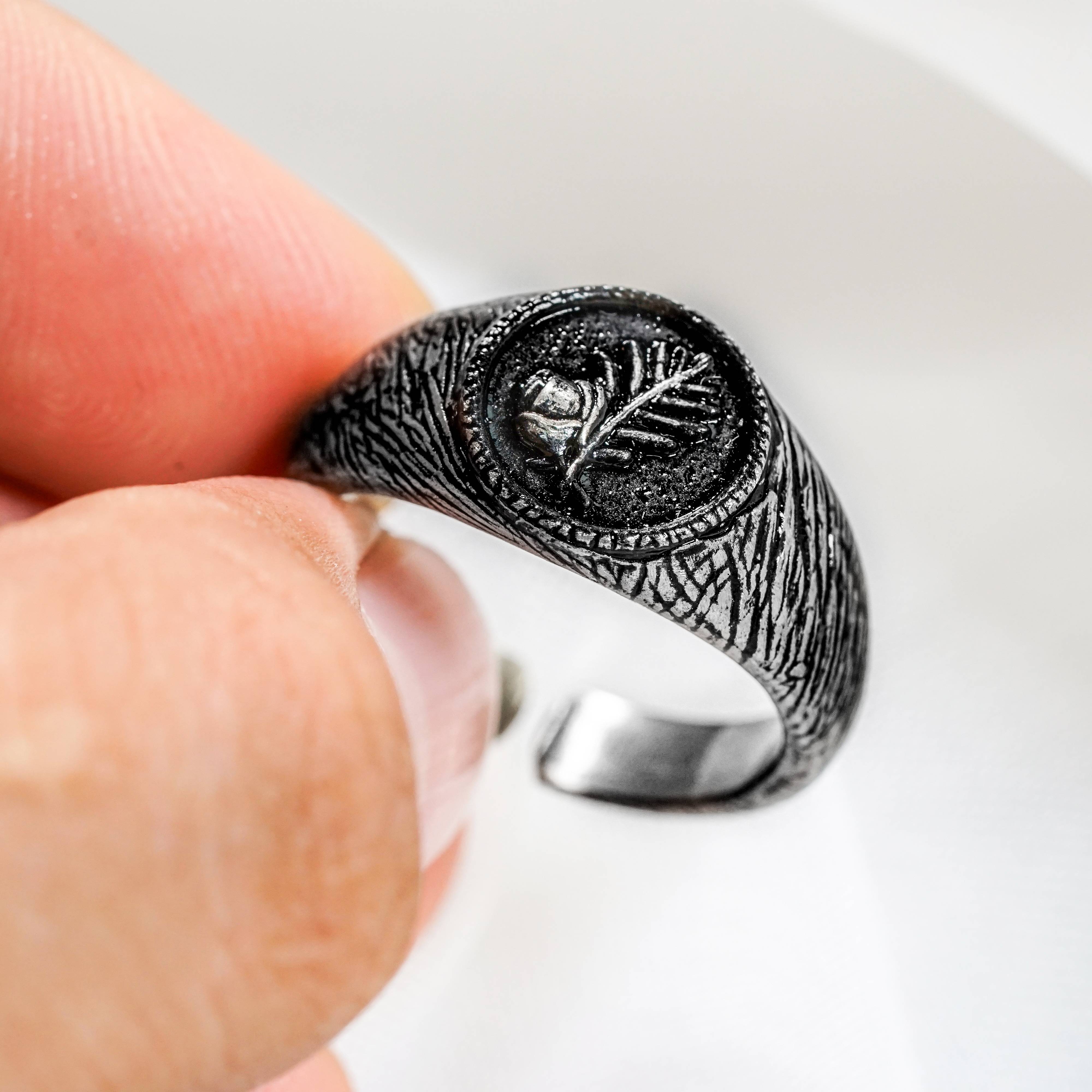 Baldur's Gate 3 Halsin Ring, Custom 950 Silver Handmade Ring, Perfect Jewelry Gift for DnD and RPG Fans 6 - EternaSilver DSC07247 - EternaSilver