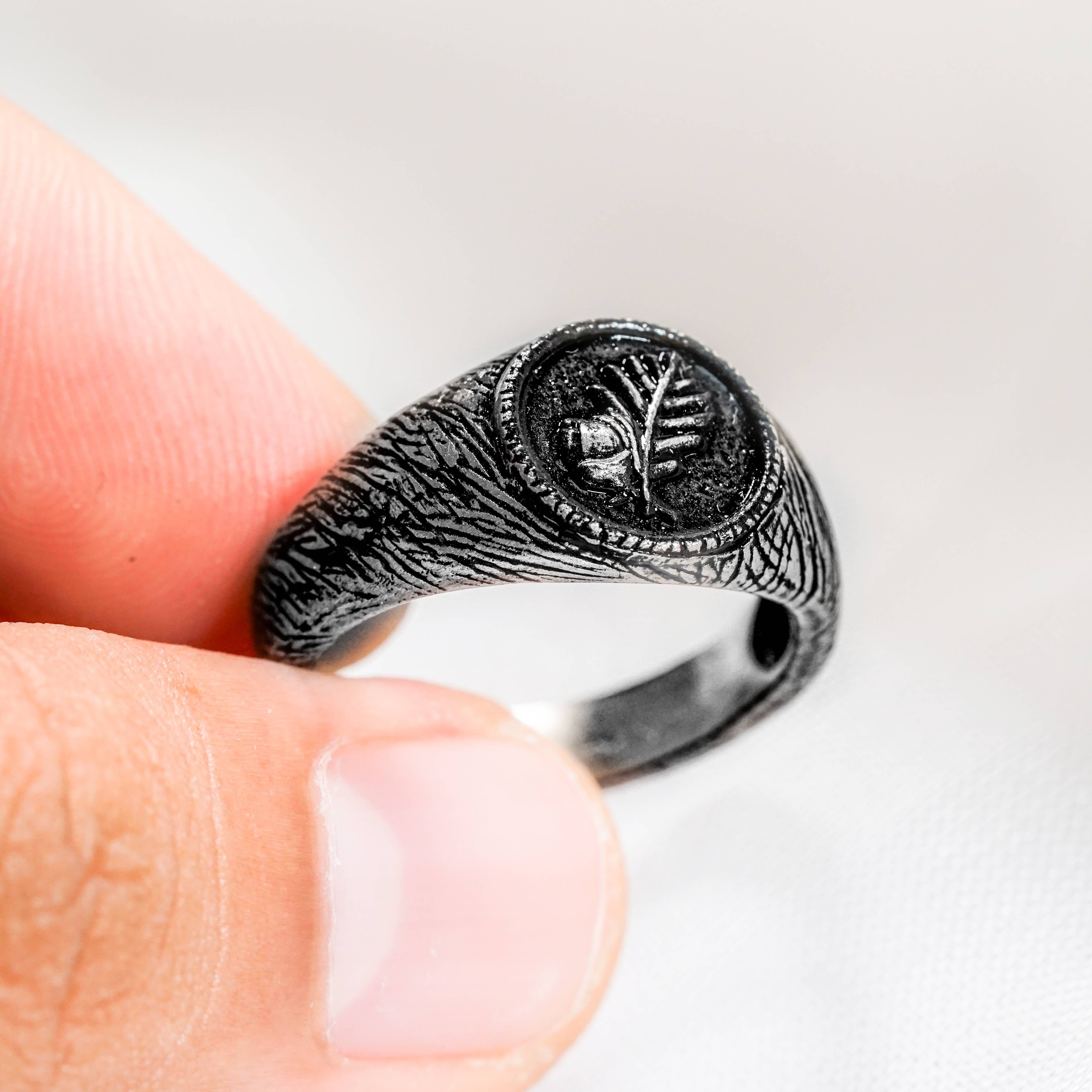 Baldur's Gate 3 Halsin Ring, Custom 950 Silver Handmade Ring, Perfect Jewelry Gift for DnD and RPG Fans 8 - EternaSilver DSC07249 - EternaSilver