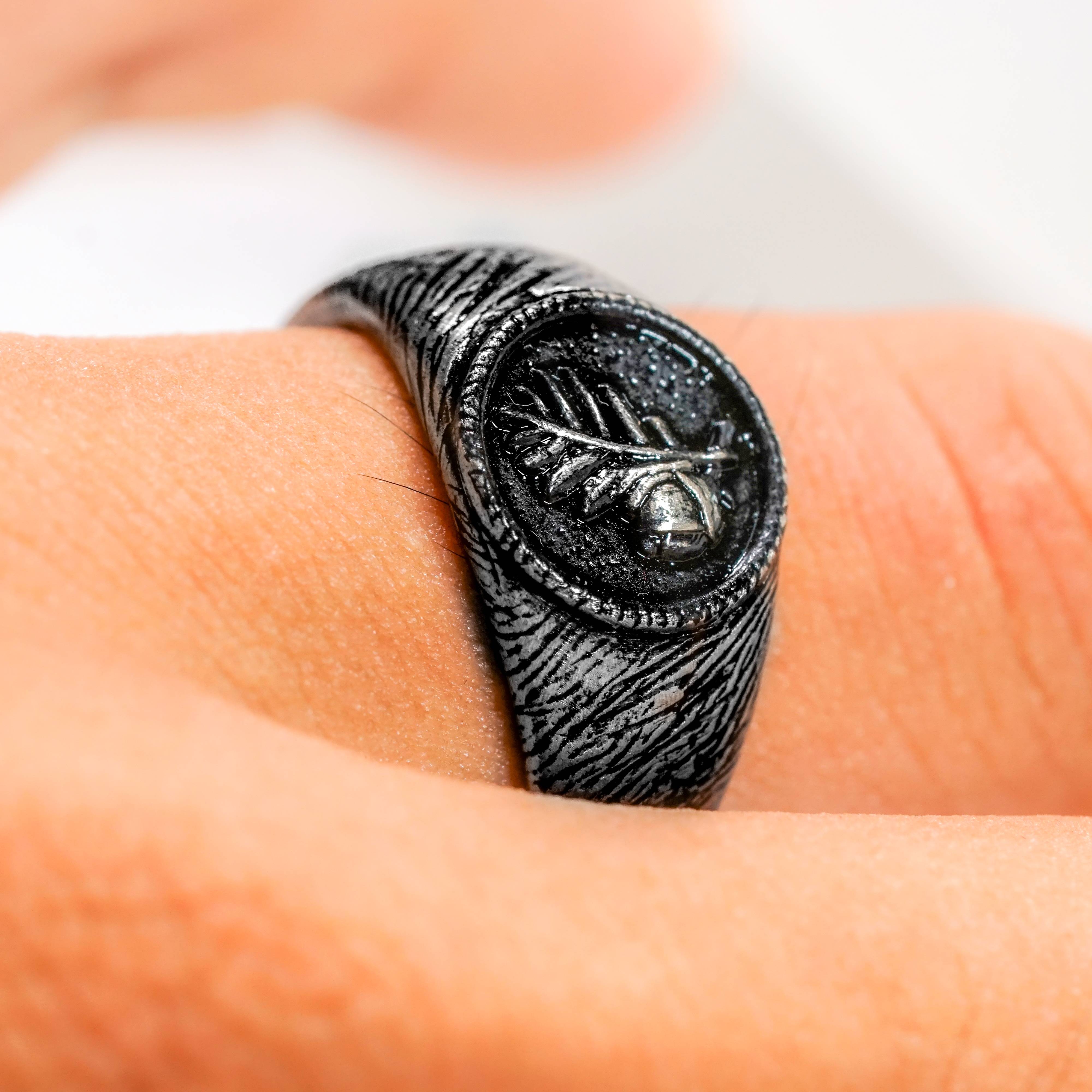 Baldur's Gate 3 Halsin Ring, Custom 950 Silver Handmade Ring, Perfect Jewelry Gift for DnD and RPG Fans 7 - EternaSilver DSC07250 - EternaSilver