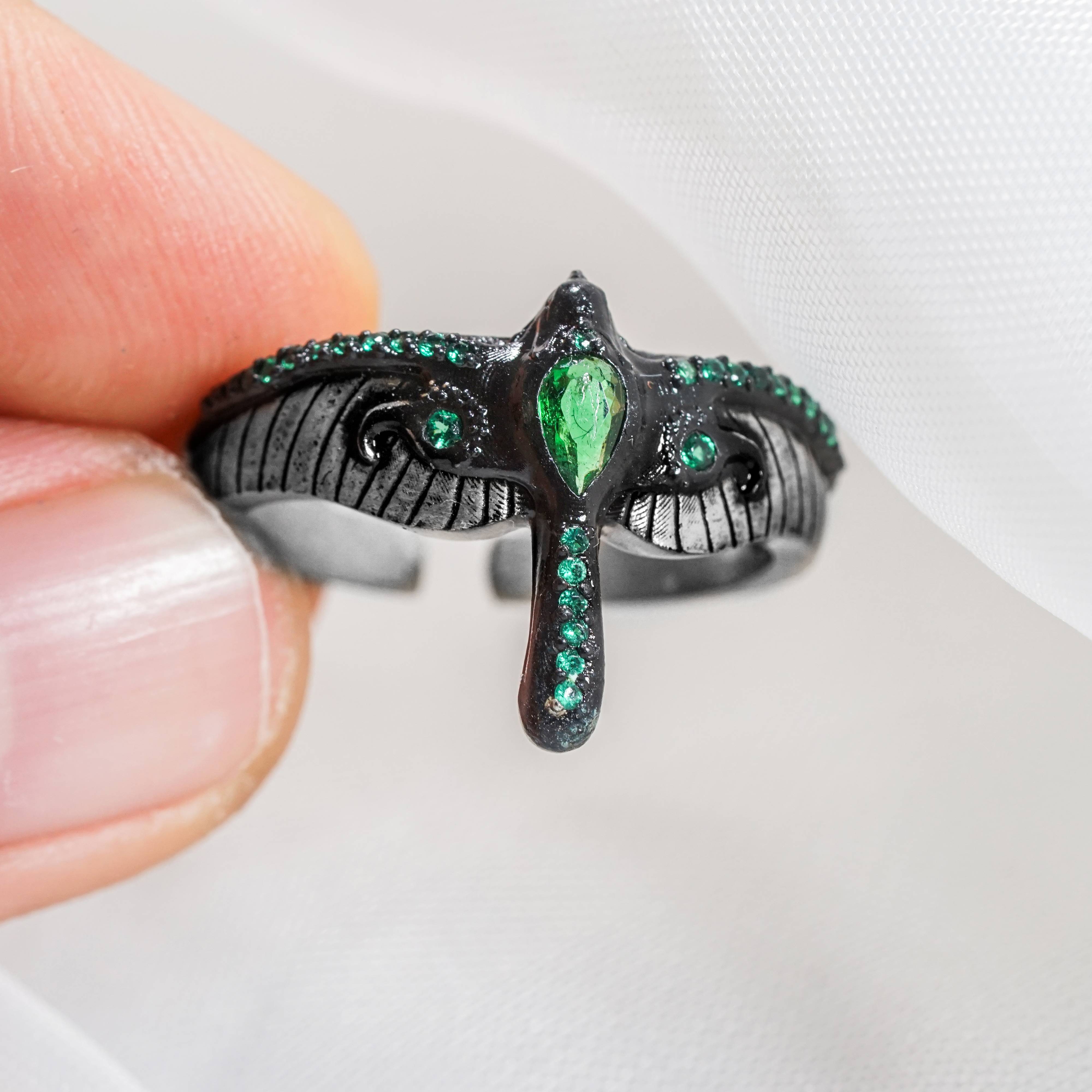 Baldur's Gate 3 Ring of Evasion, Custom Handmade 950 Silver Jewelry, Perfect for BG3 Fans and DnD Players 4 - EternaSilver DSC07288 - EternaSilver