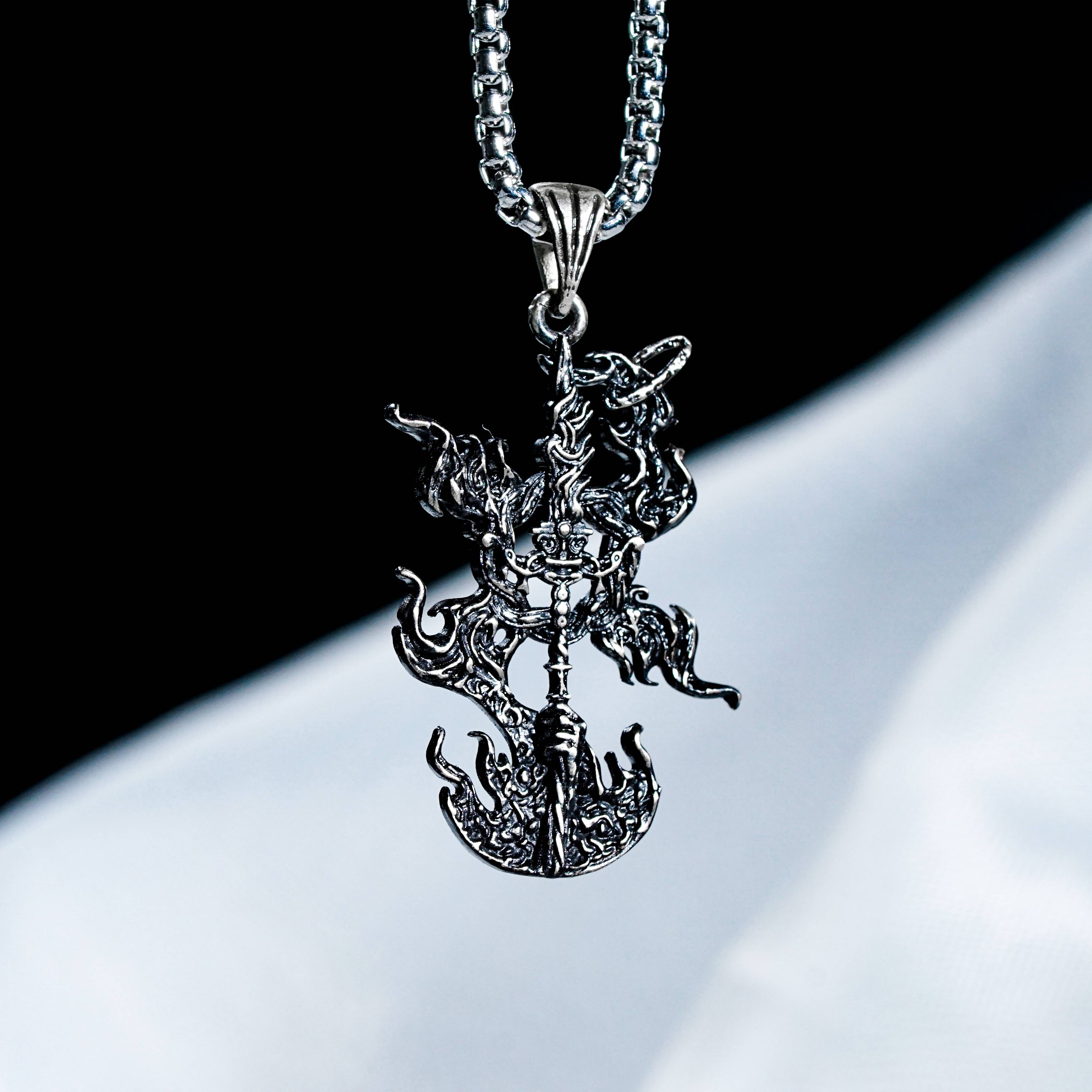 Elden Ring - Crusade Insignia Necklace - Handmade Silver 950 Pendant Inspired by Elden Ring