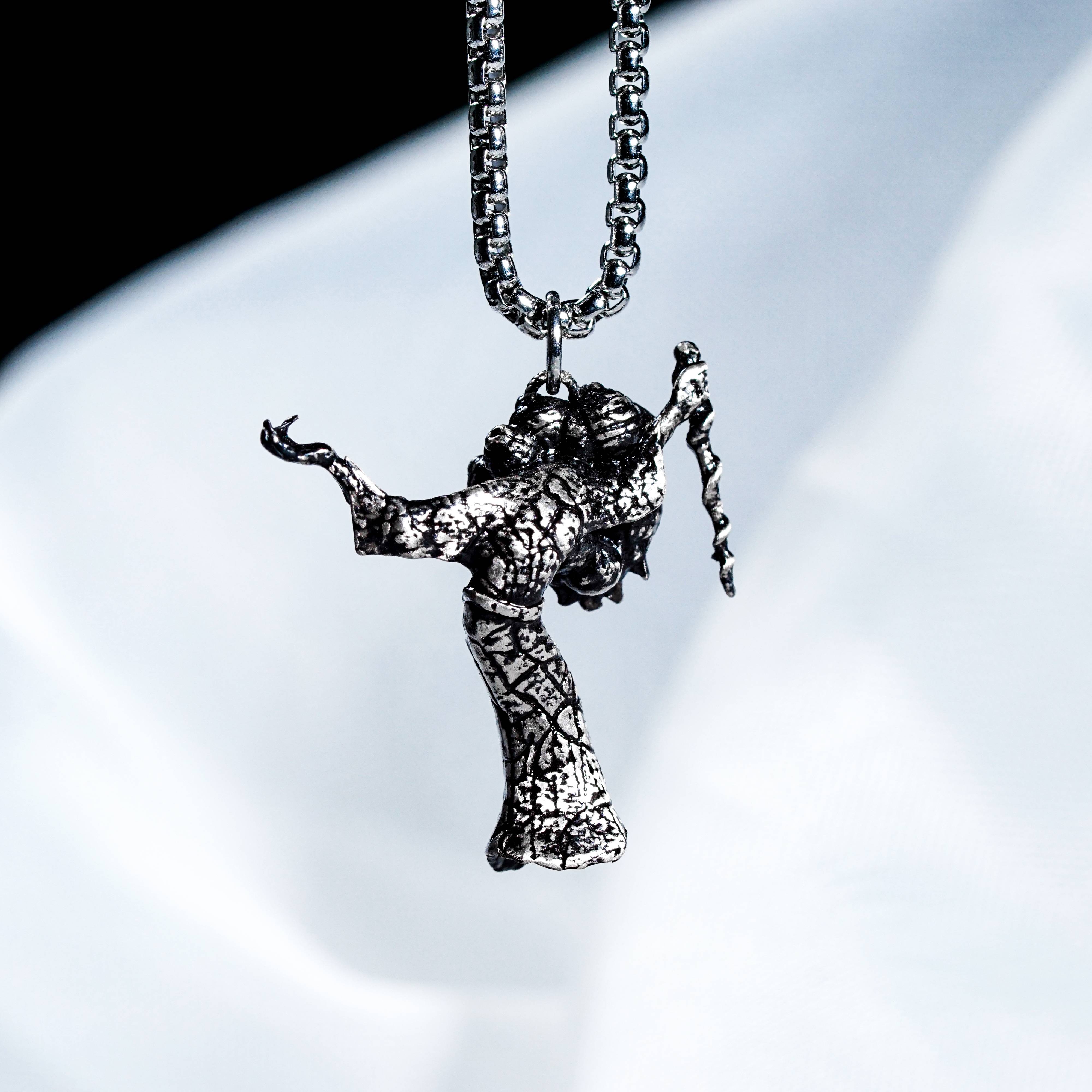 Elden Ring - Aged One's Exultation Necklace - Handmade Silver 950 Pendant Inspired by Elden Ring