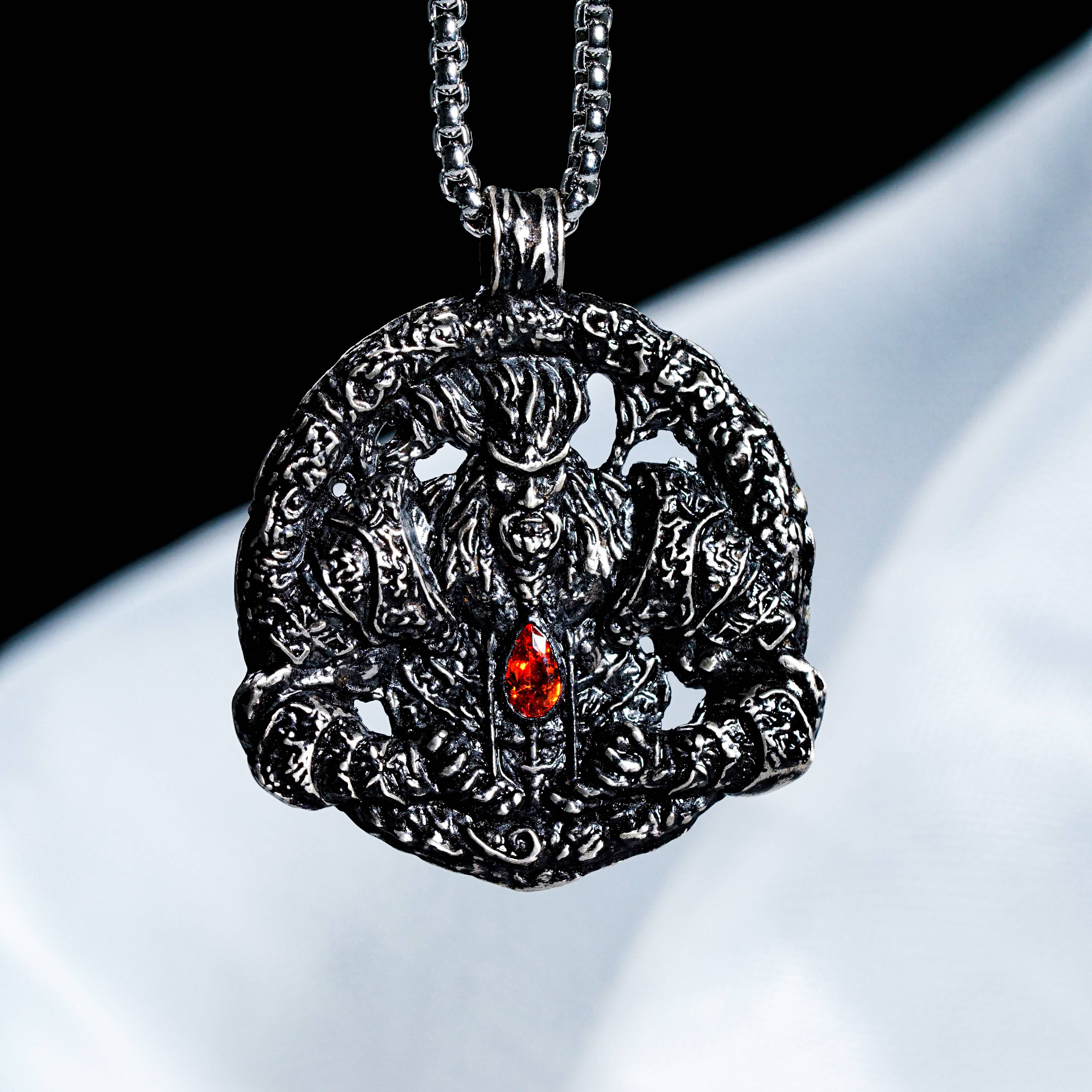 Elden Ring - Talisman of Lord's Bestowal Necklace - Handmade Silver 950 Pendant Inspired by Elden Ring