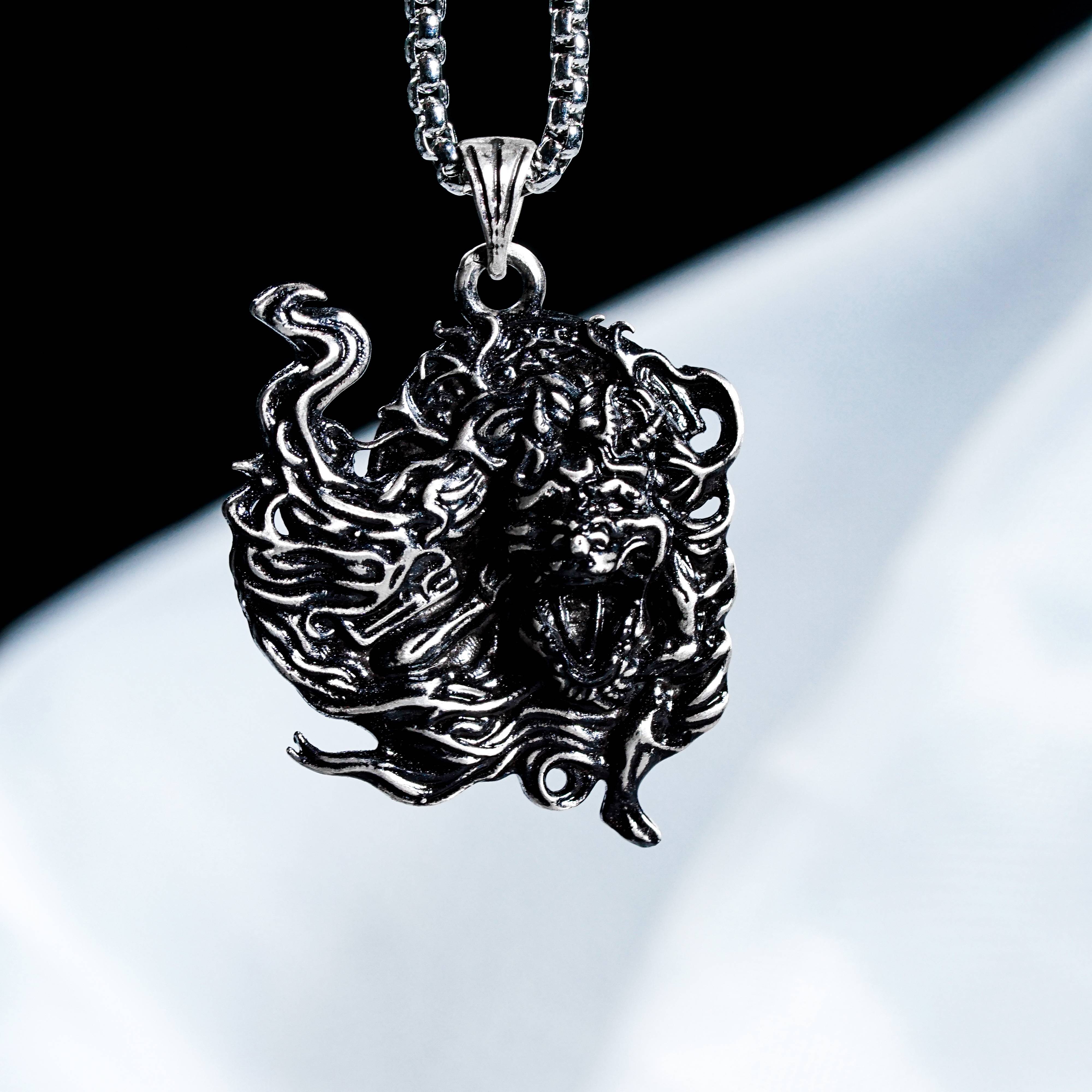 Elden Ring - Enraged Divine Beast Necklace - Handmade Silver 950 Pendant Inspired by Elden Ring