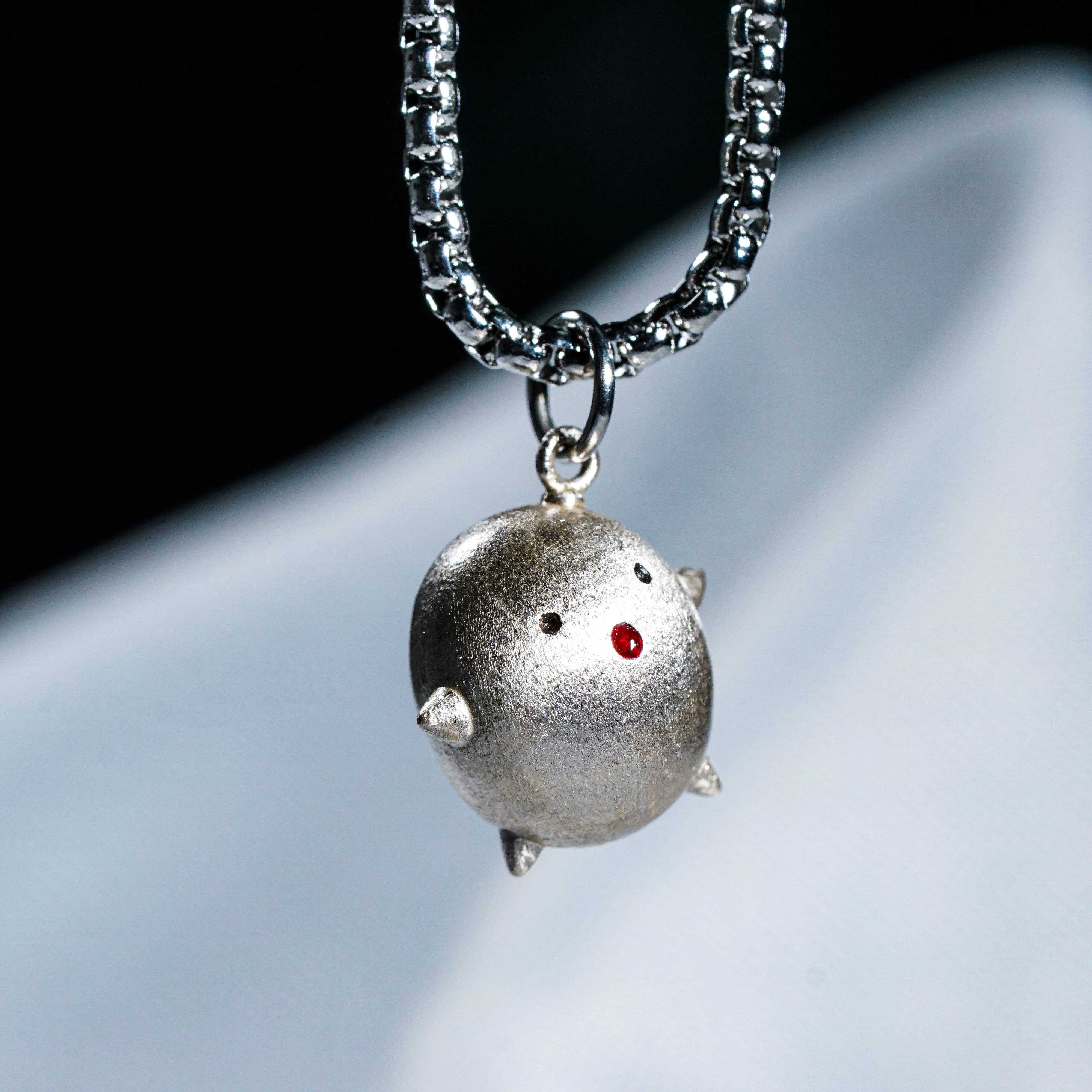 The Boy and the Heron Warawara Necklace in 950 Silver, Studio Ghibli-Inspired Jewelry, Ideal Gift for The Boy and the Heron Fans and Collectors 3 - EternaSilver DSC07778 - EternaSilver