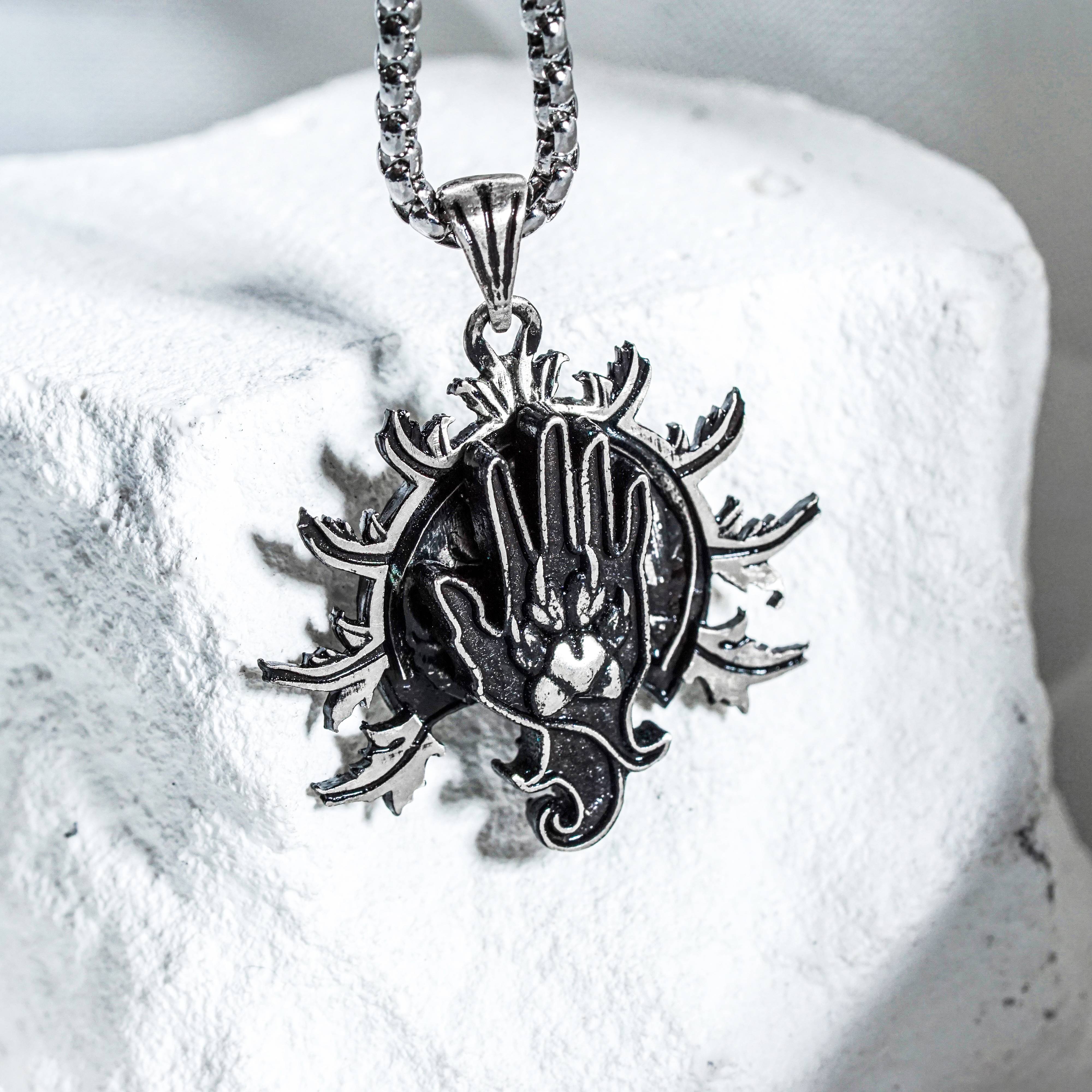 Baldur's Gate 3 Ranger Silver 950 Badge Necklace, Unique Silver Pendant Inspired by BG3, Gift for Fans of Baldur's Gate 3 3 - EternaSilver DSC07799 - EternaSilver