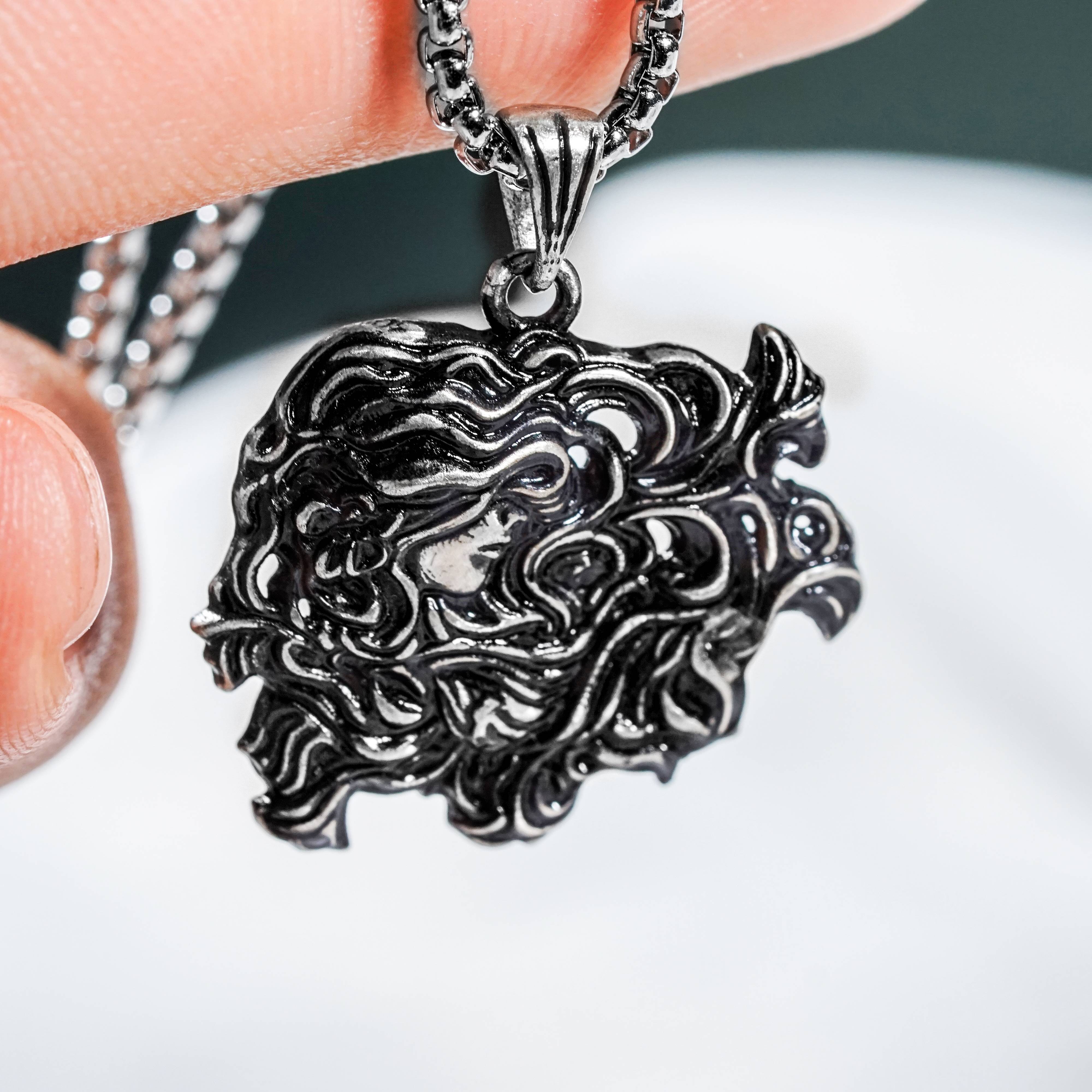Elden Ring - ST. Trina's Smile Necklace - Handmade Silver 950 Pendant Inspired by Elden Ring
