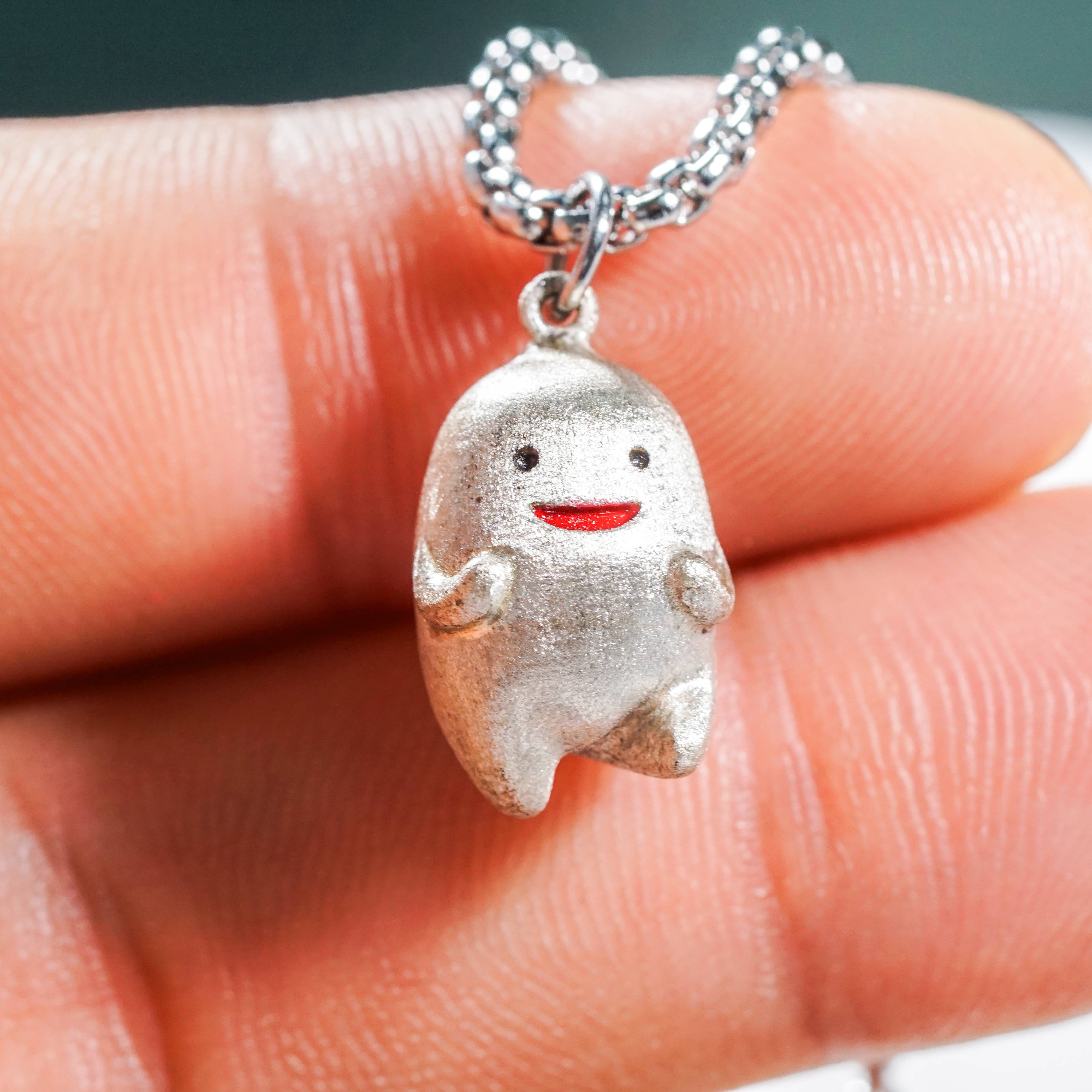 The Boy and the Heron Warawara Necklace in 950 Silver, Studio Ghibli-Inspired Jewelry, Ideal Gift for The Boy and the Heron Fans and Collectors 5 - EternaSilver DSC07934 - EternaSilver