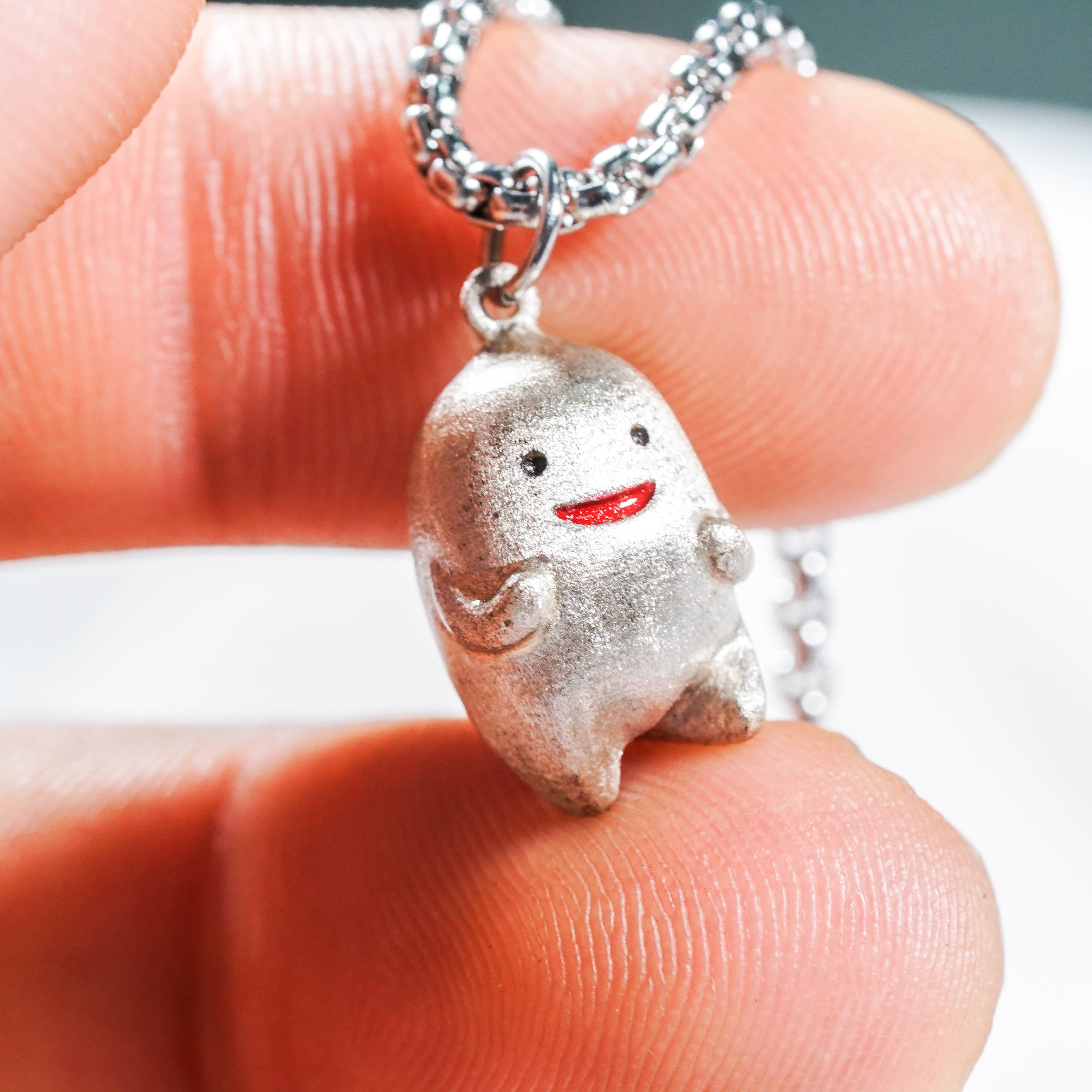 The Boy and the Heron Warawara Necklace in 950 Silver, Studio Ghibli-Inspired Jewelry, Ideal Gift for The Boy and the Heron Fans and Collectors 6 - EternaSilver DSC07935 - EternaSilver