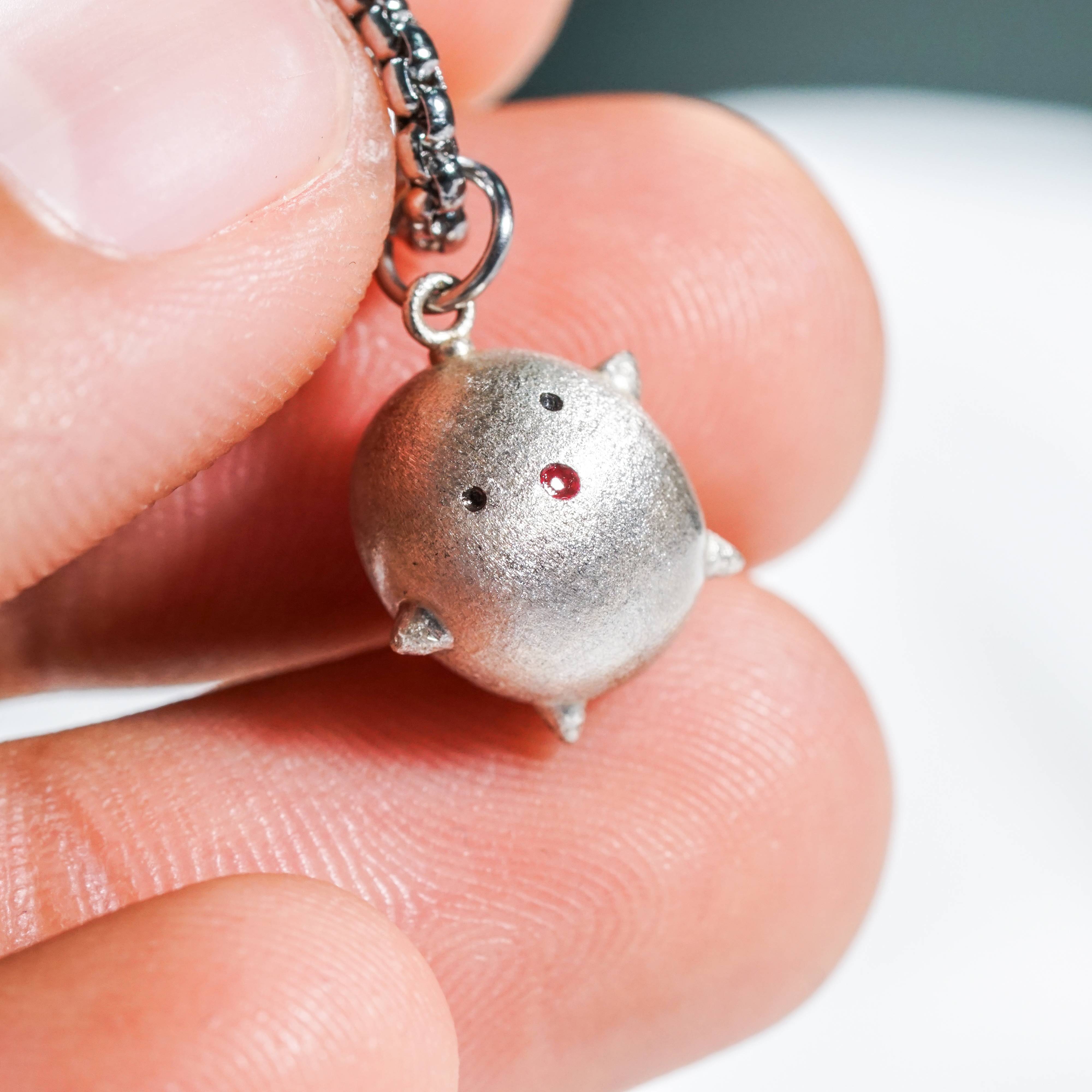 The Boy and the Heron Warawara Necklace in 950 Silver, Studio Ghibli-Inspired Jewelry, Ideal Gift for The Boy and the Heron Fans and Collectors 9 - EternaSilver DSC07938 - EternaSilver