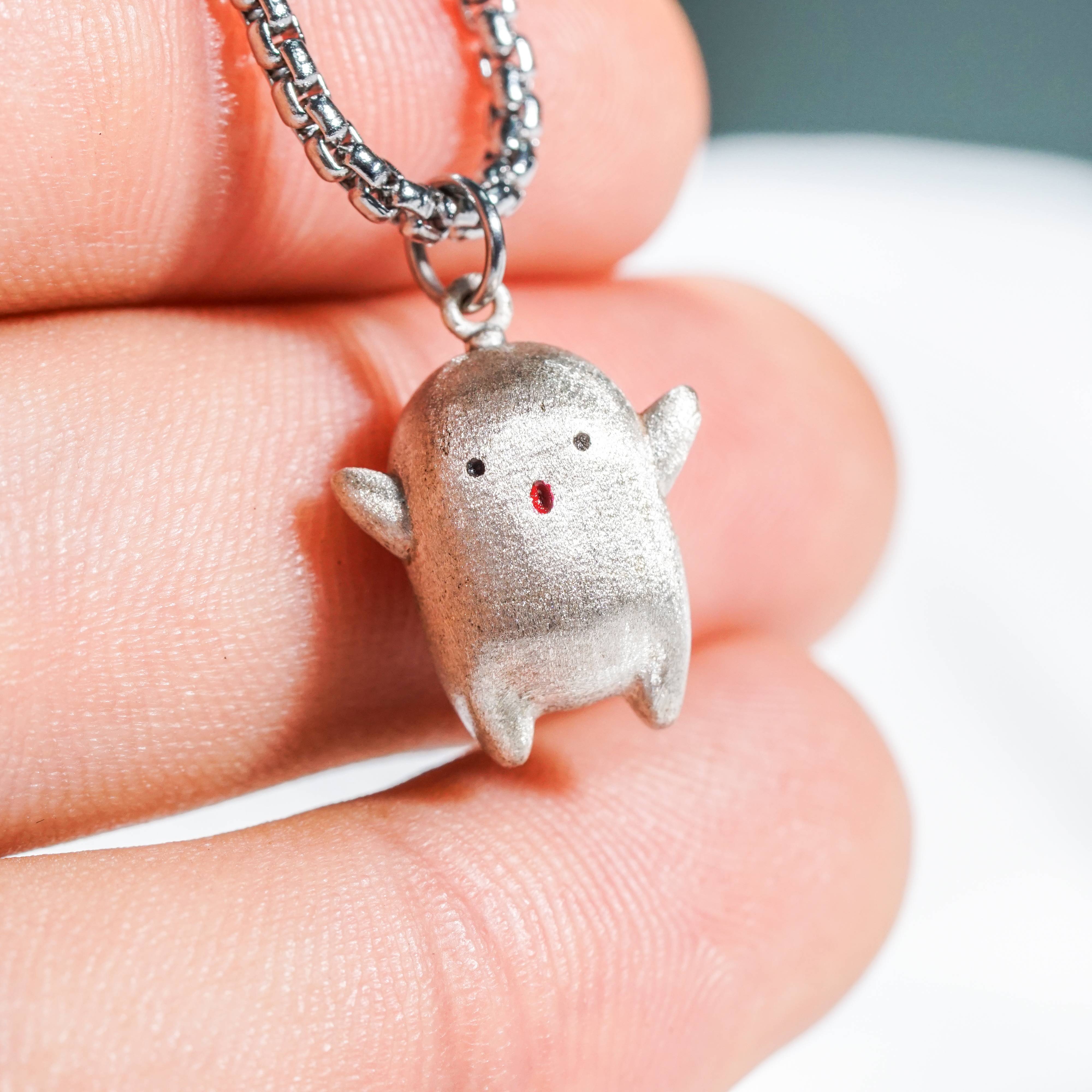 The Boy and the Heron Warawara Necklace in 950 Silver, Studio Ghibli-Inspired Jewelry, Ideal Gift for The Boy and the Heron Fans and Collectors 13 - EternaSilver DSC07942 - EternaSilver