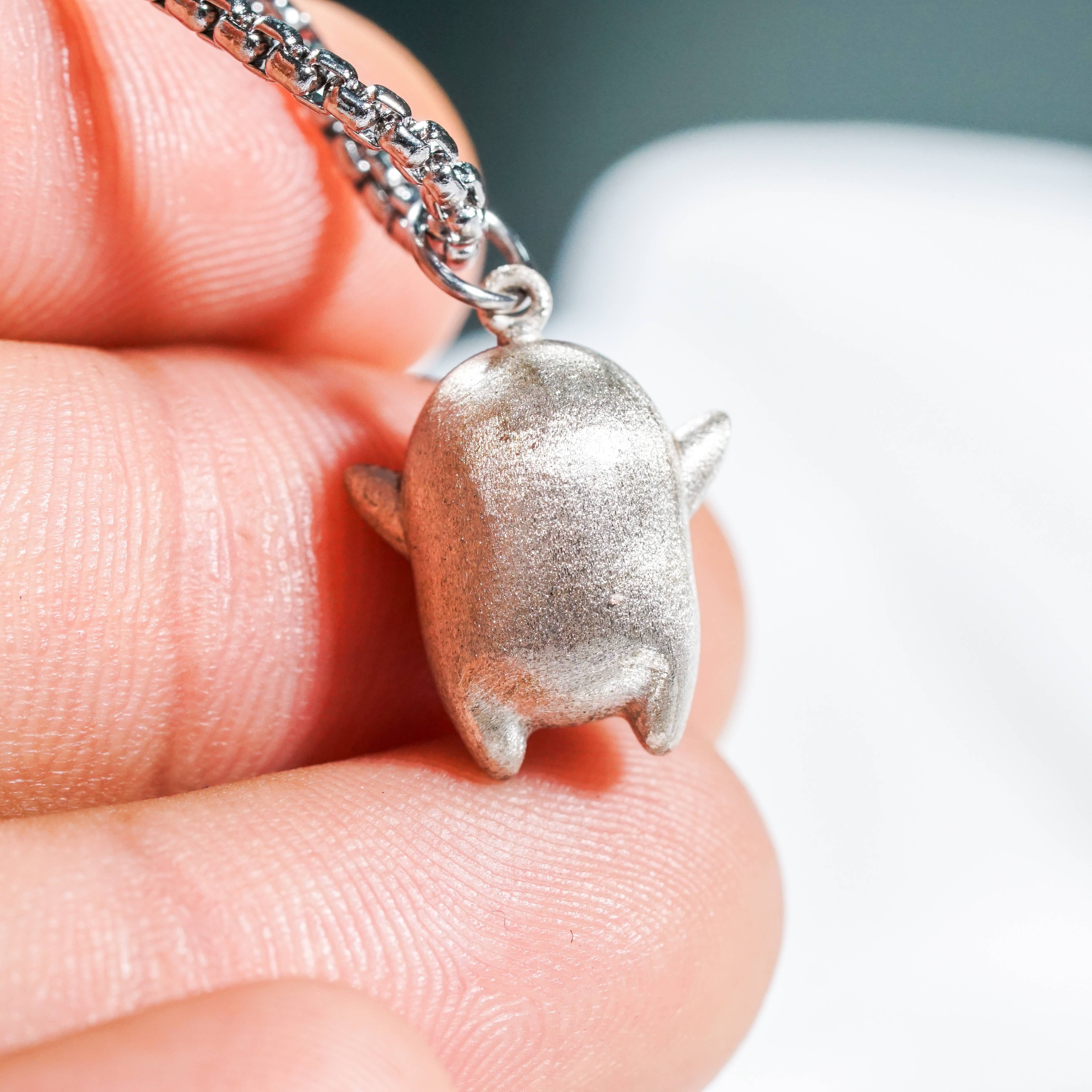 The Boy and the Heron Warawara Necklace in 950 Silver, Studio Ghibli-Inspired Jewelry, Ideal Gift for The Boy and the Heron Fans and Collectors 14 - EternaSilver DSC07943 - EternaSilver